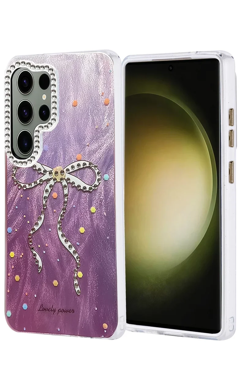 Samsung Galaxy S25 Ultra Kılıf Blade Aynalı Desenli Kapak - Desen 1
