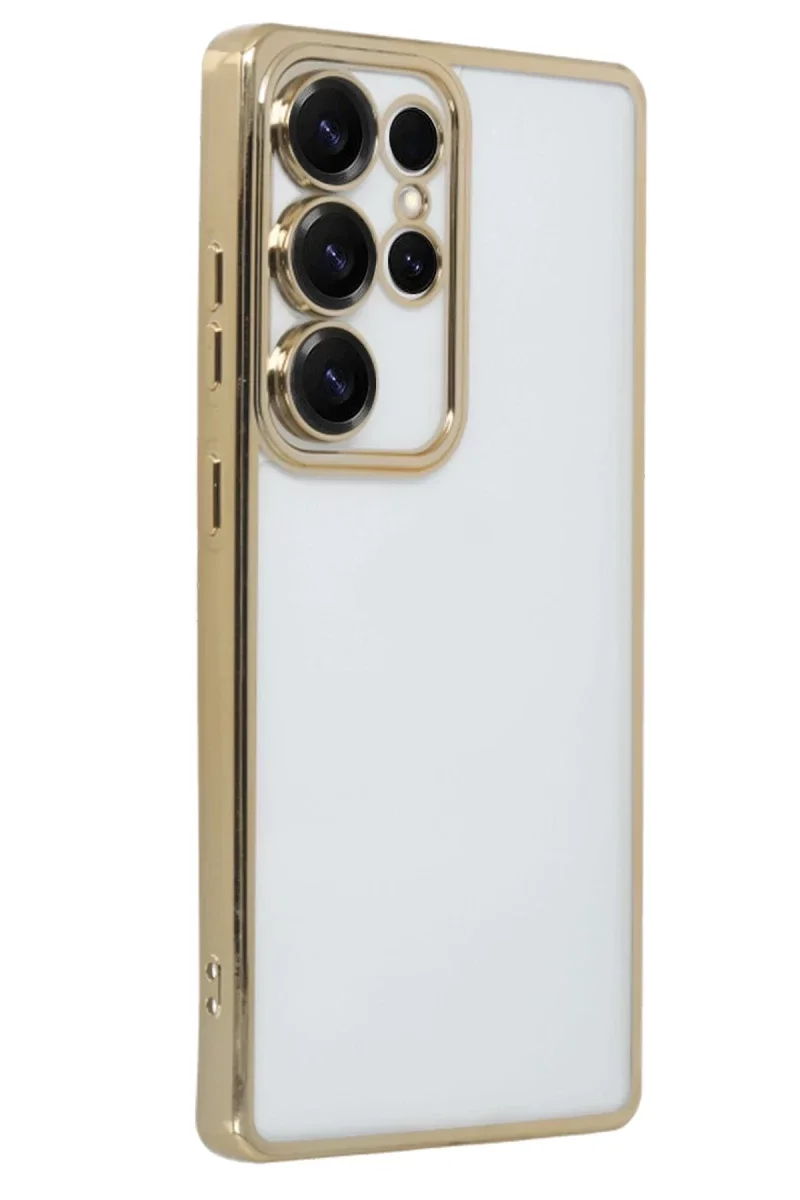 Samsung Galaxy S25 Ultra Kılıf Razer Lensli Silikon - Gold Fiyatı, Yorumları ve Özellikleri