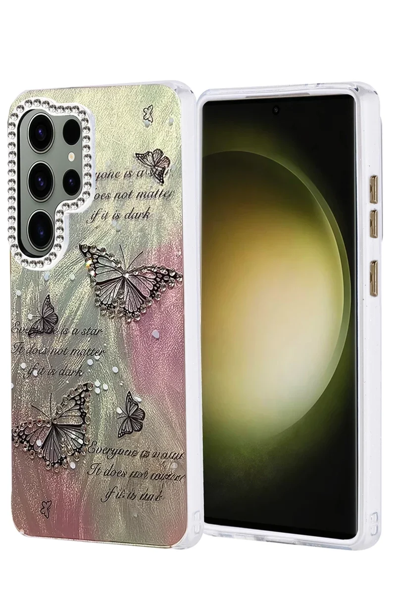 Samsung Galaxy S25 Ultra Kılıf Blade Aynalı Desenli Kapak - Desen 6