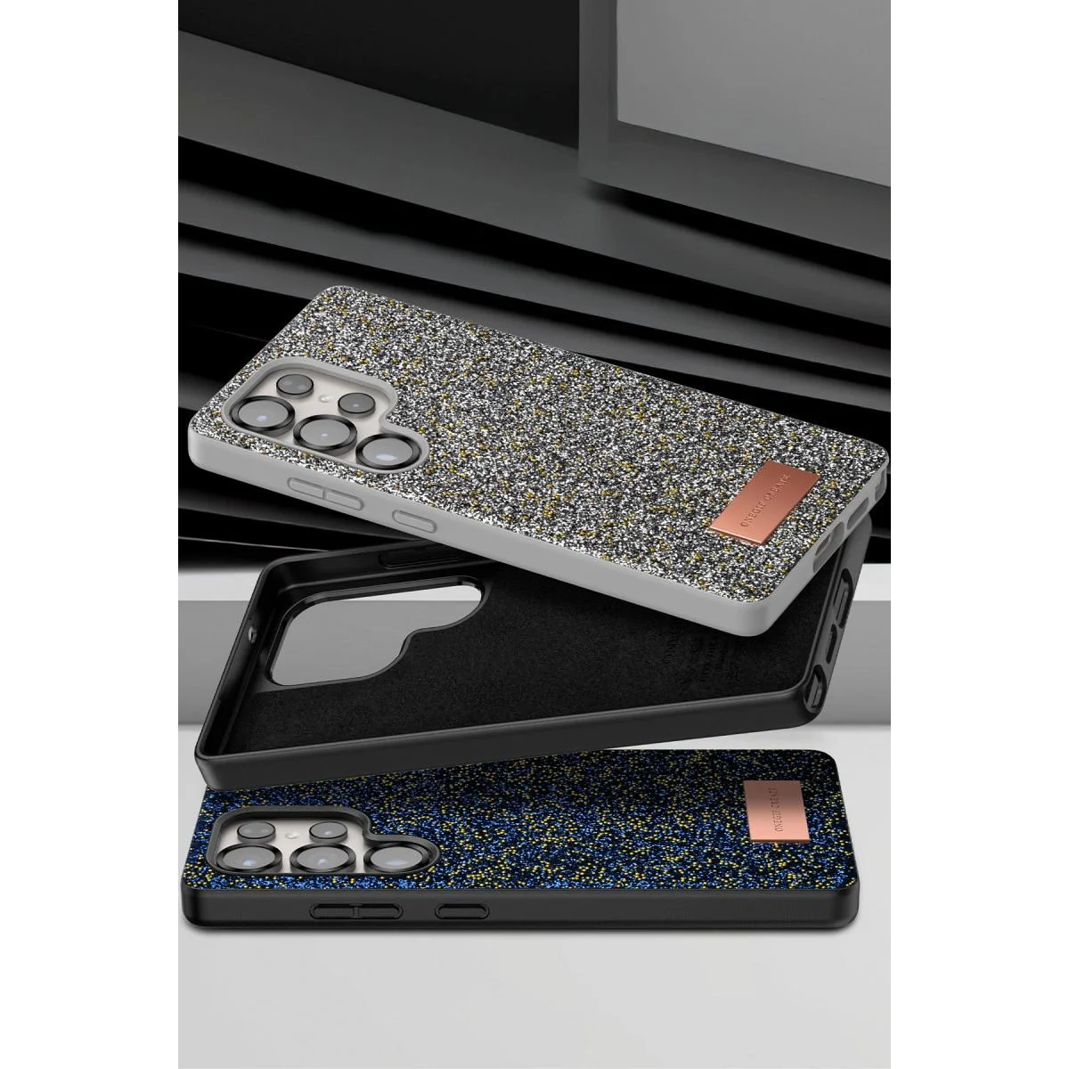 Samsung Galaxy S25 Ultra ile Uyumlu Bright Simli Kapak - Gold Fiyatı, Yorumları ve Özellikleri