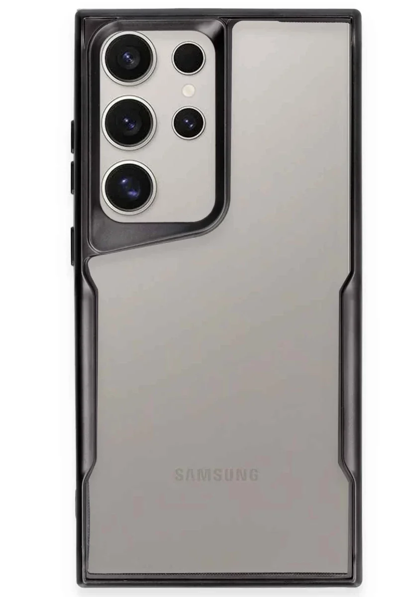 Samsung Galaxy S25 Ultra Kılıf Boyi Silikon Kapak - Siyah