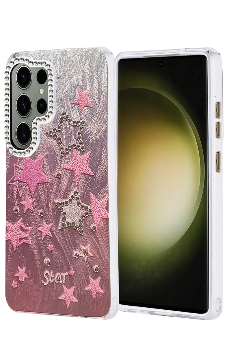 Samsung Galaxy S25 Ultra Kılıf Blade Aynalı Desenli Kapak - Desen 7 Samsung Galaxy S25 Ultra Kılıf Blade Aynalı Desenli Kapak - Desen 7