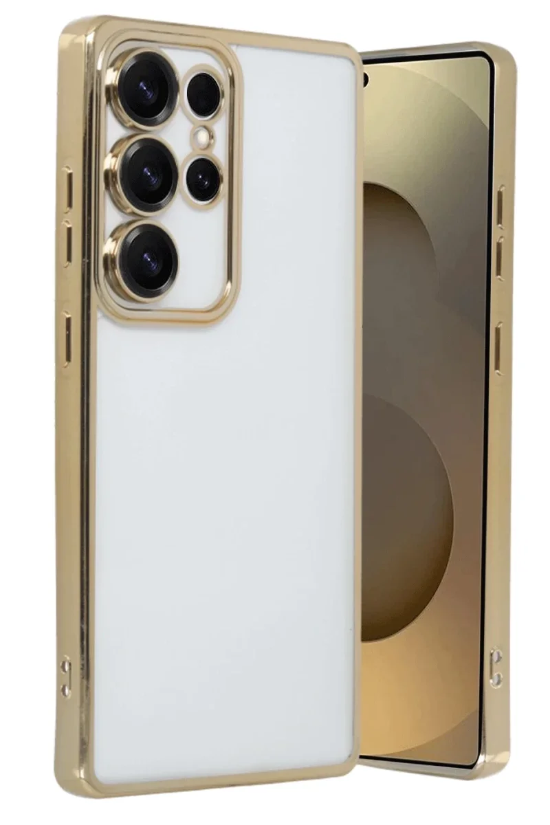 Samsung Galaxy S25 Ultra Kılıf Razer Lensli Silikon - Gold Fiyatı, Yorumları ve Özellikleri