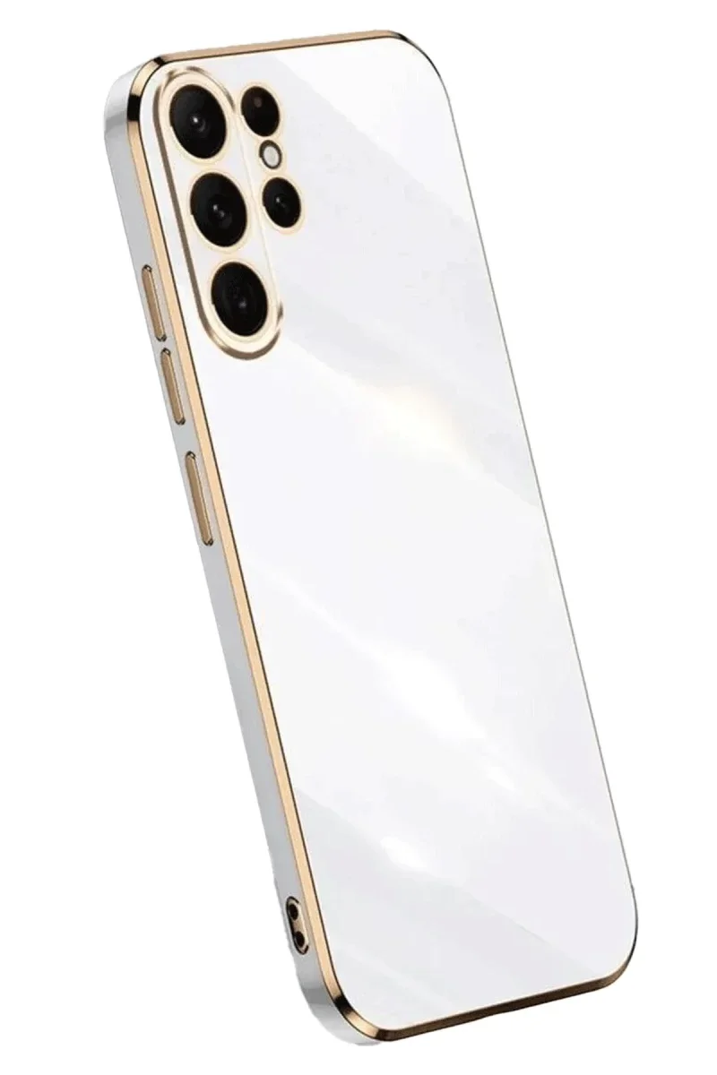 Samsung Galaxy S25 Ultra Kılıf Volet Silikon - Beyaz Samsung Galaxy S25 Ultra Kılıf Volet Silikon - Beyaz