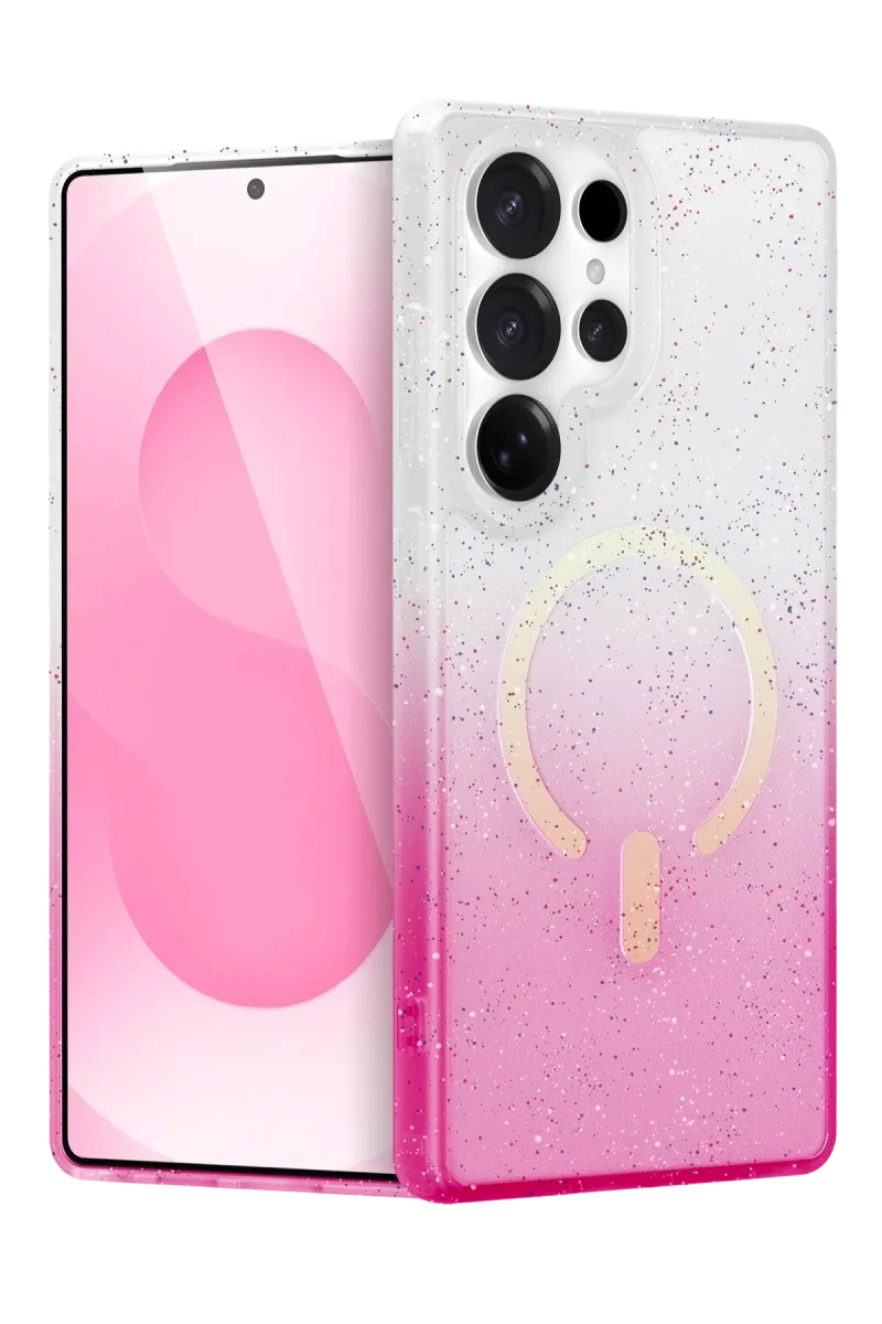 Samsung Galaxy S25 Ultra Pummel Shiny Magsafe Kapak - Pembe Fiyatı, Yorumları ve Özellikleri