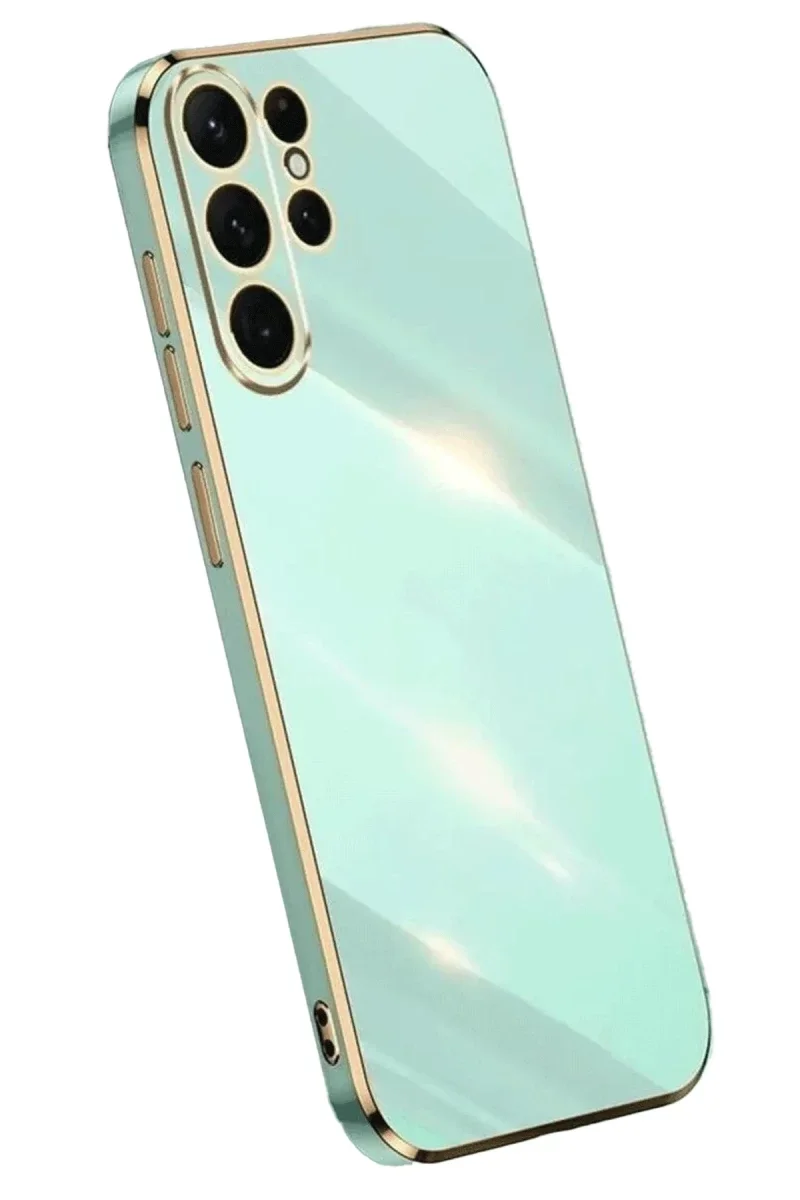 Samsung Galaxy S25 Ultra Kılıf Volet Silikon - Açık Yeşil