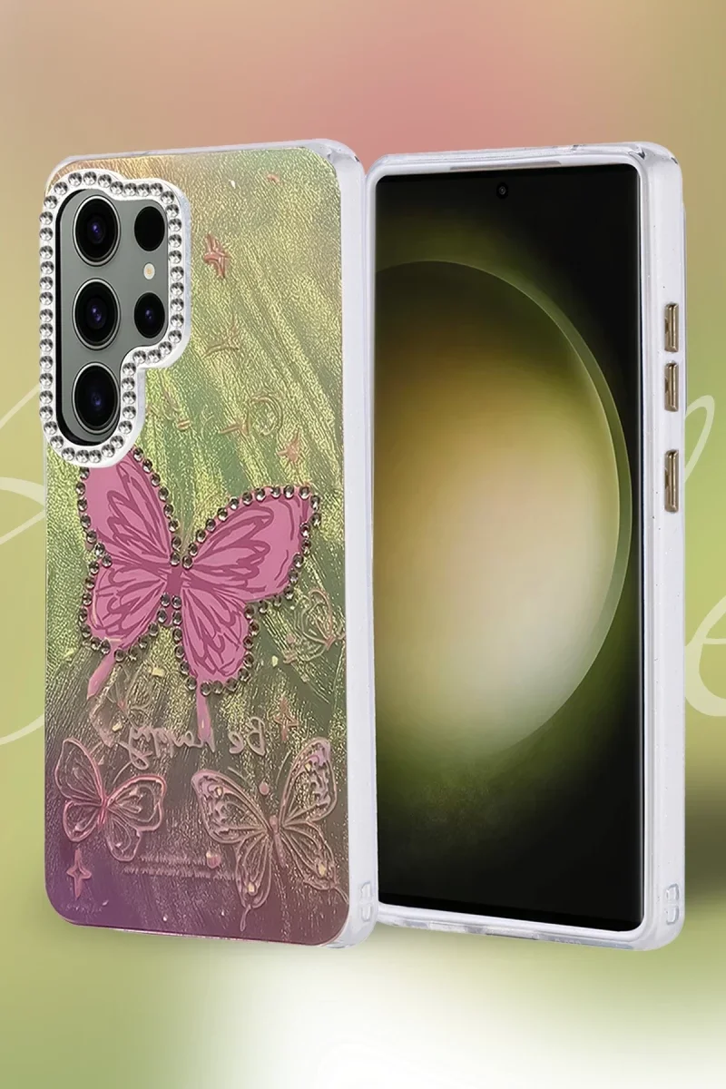 Samsung Galaxy S25 Ultra Kılıf Blade Aynalı Desenli Kapak - Desen 7 Samsung Galaxy S25 Ultra Kılıf Blade Aynalı Desenli Kapak - Desen 7