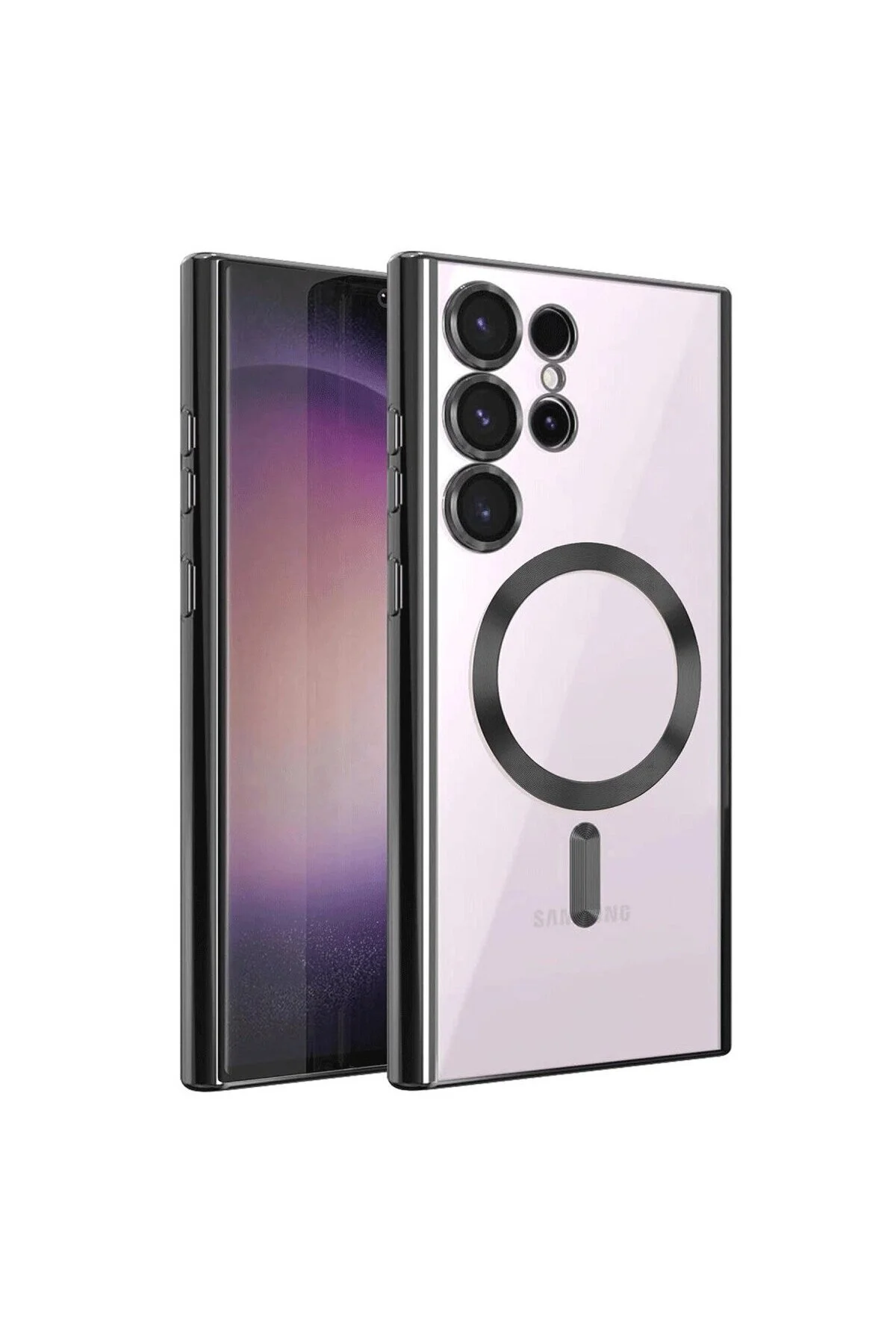 Samsung Galaxy S25 Ultra Kılıf Kross Magneticsafe Kapak - Siyah