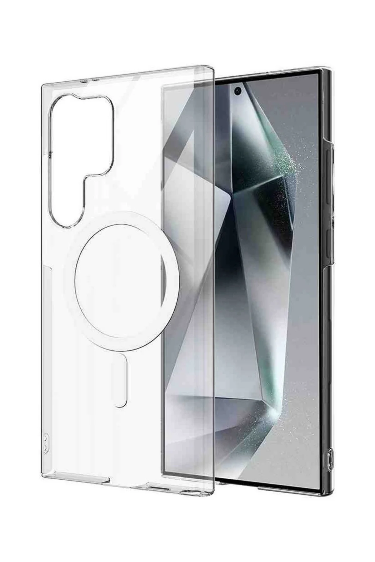 Samsung Galaxy S25 Ultra Şeffaf Magsafe Case Telefon Kılıfı