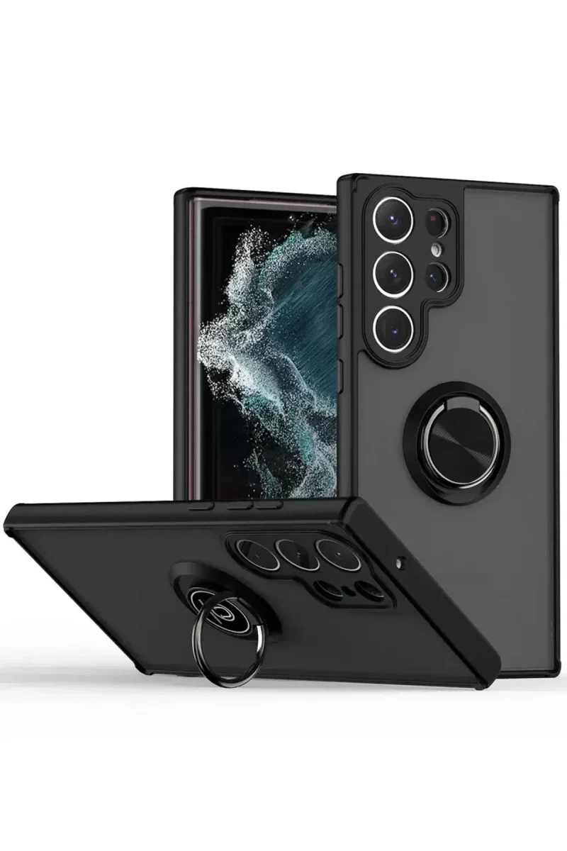 Samsung Galaxy S25 Ultra Kılıf Montreal Yüzüklü Silikon Kapak - Siyah Fiyatı, Yorumları ve Özellikleri