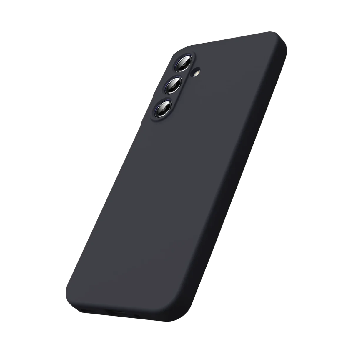 Samsung Galaxy S26 FE Nano içi Kadife Silikon - Siyah