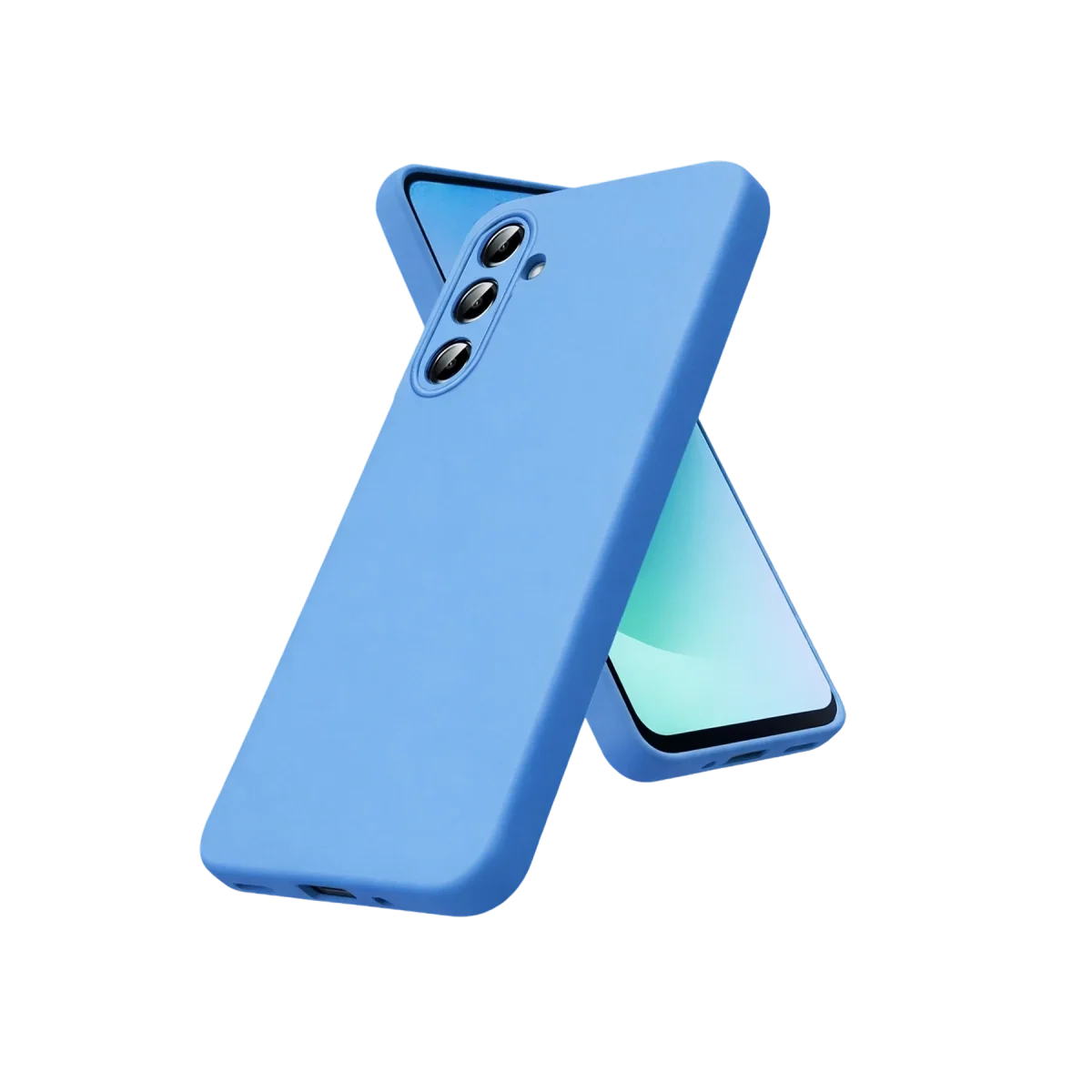 Samsung Galaxy S26 Fe Nano İçi Kadife Silikon - Mavi Samsung Galaxy S26 Fe Nano İçi Kadife Silikon - Mavi
