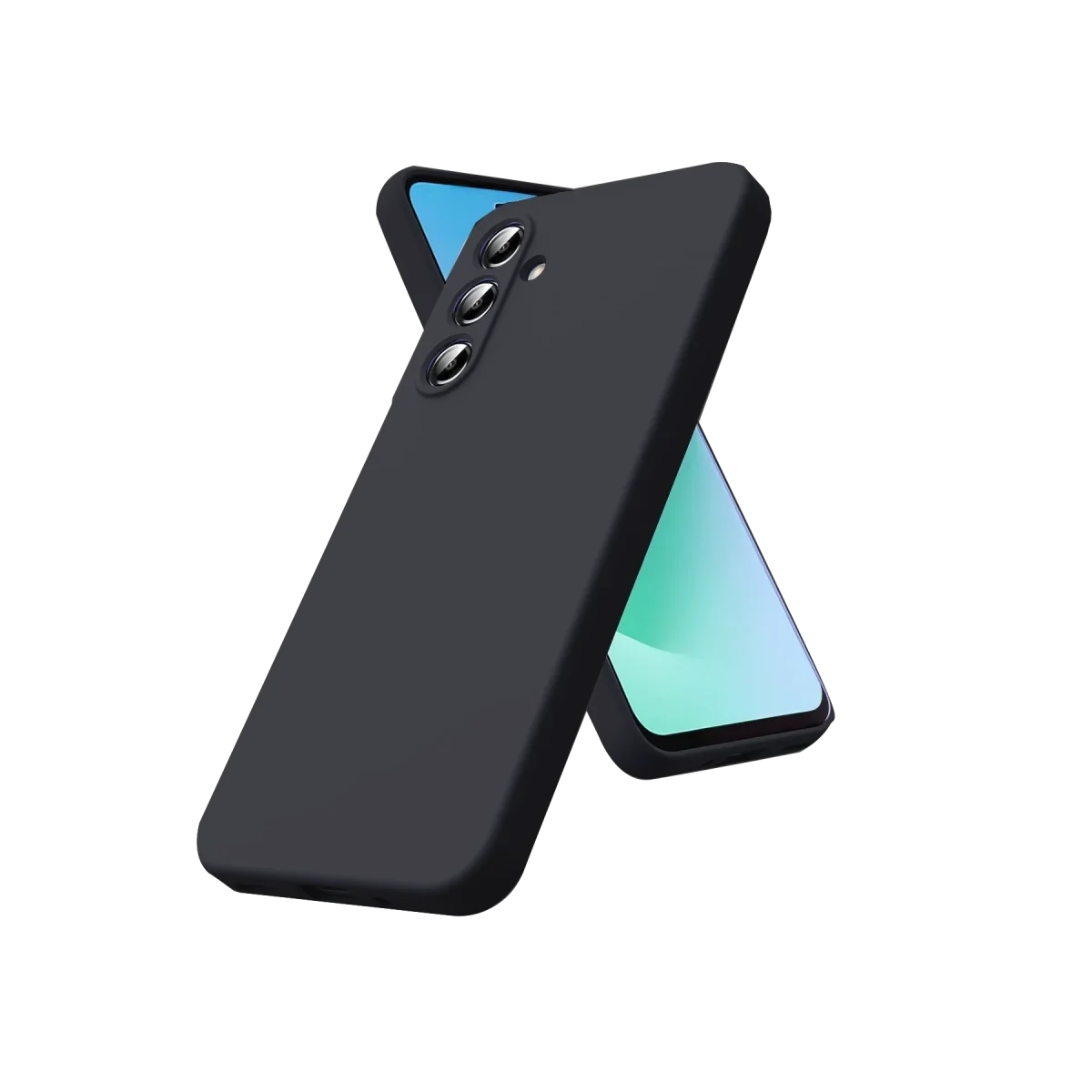 Samsung Galaxy S26 Fe Nano İçi Kadife Silikon - Siyah Samsung Galaxy S26 Fe Nano İçi Kadife Silikon - Siyah