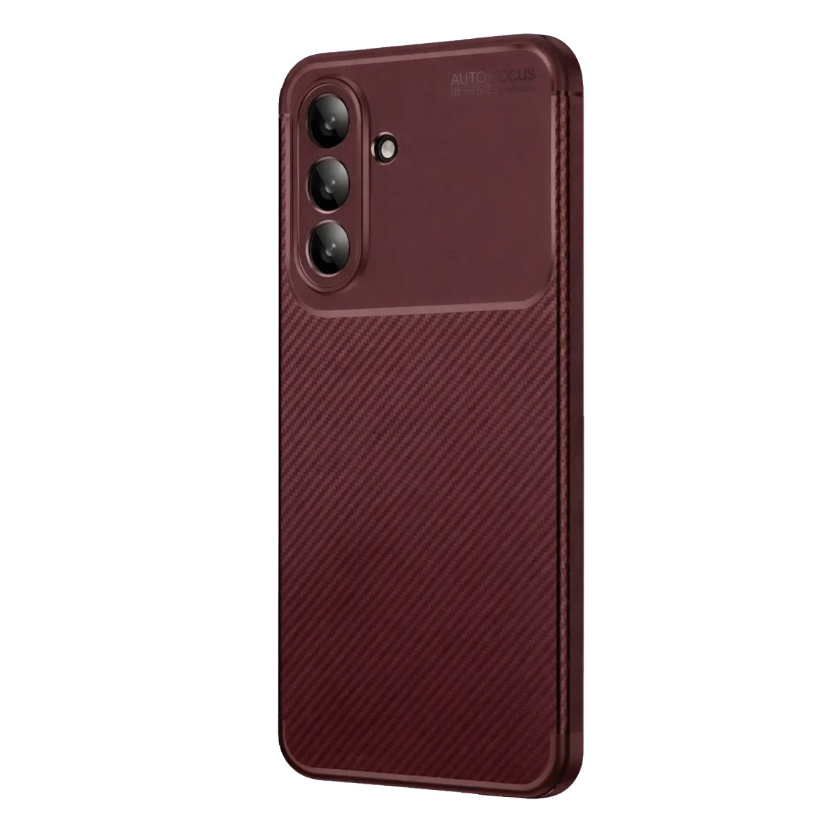 Samsung Galaxy S26 Fe Auto Focus Karbon Kapak - Bordo