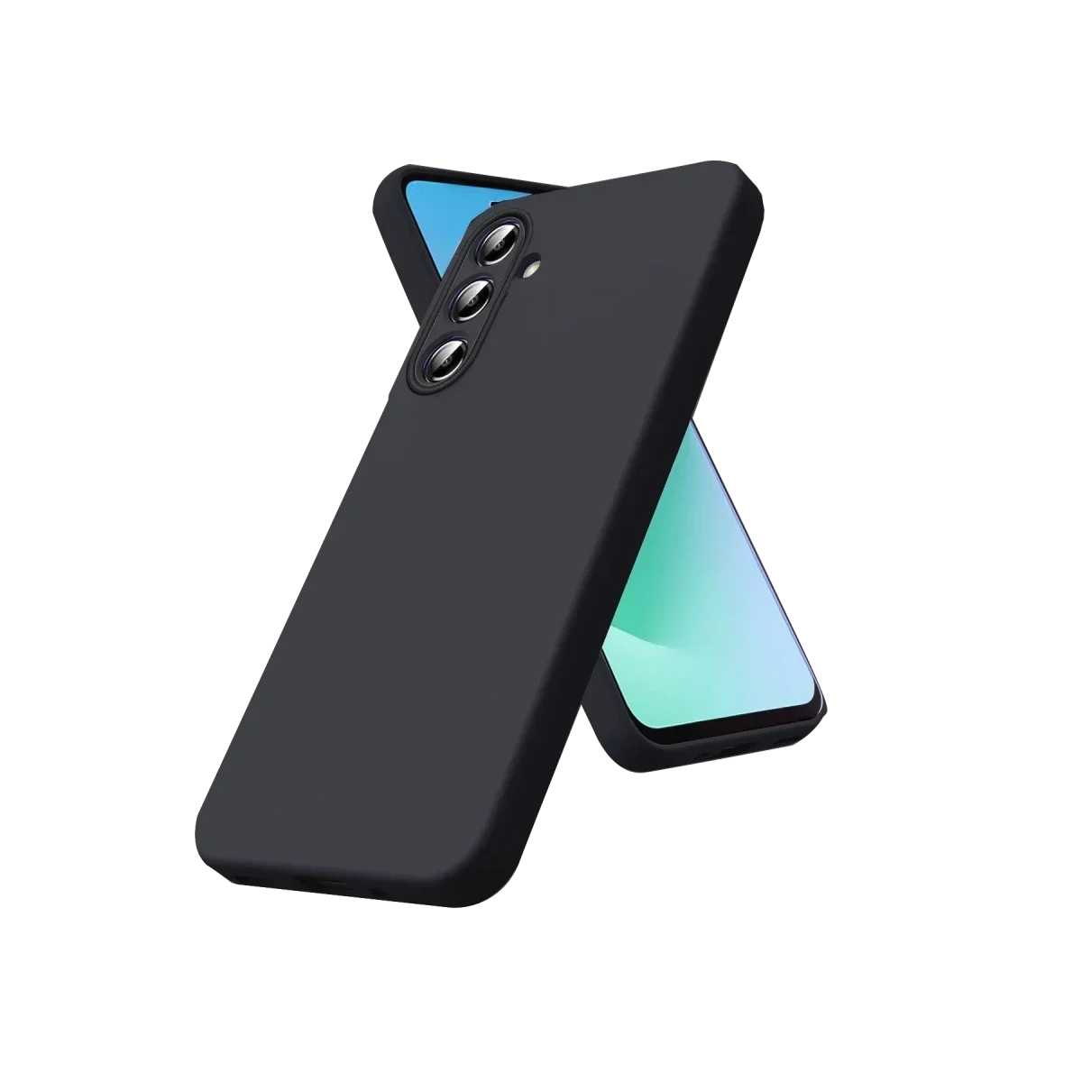 Samsung Galaxy S26 Nano içi Kadife Silikon - Siyah Samsung Galaxy S26 Nano içi Kadife Silikon - Siyah