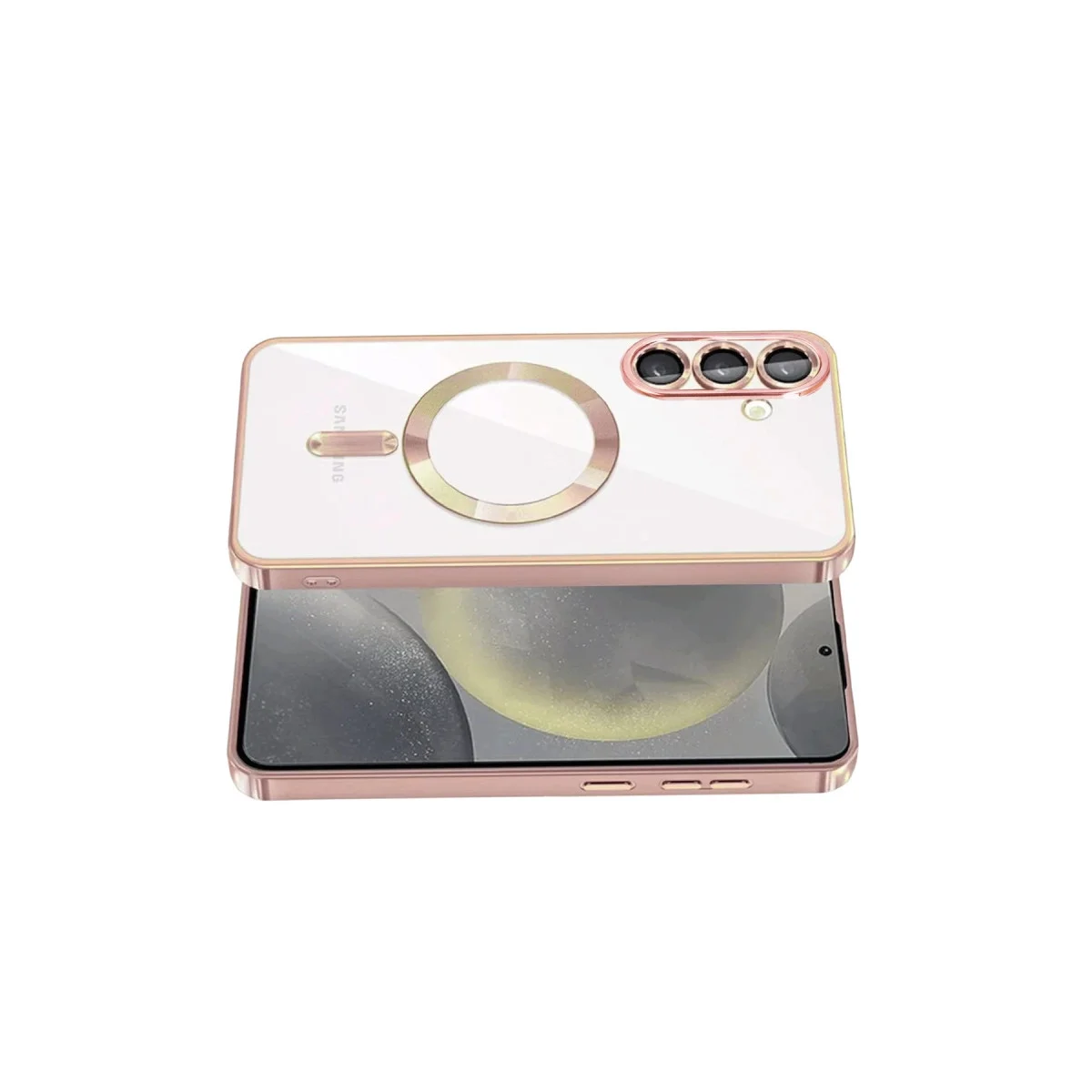 Samsung Galaxy S26 Plus Kross Magneticsafe Kapak - Rose Samsung Galaxy S26 Plus Kross Magneticsafe Kapak - Rose