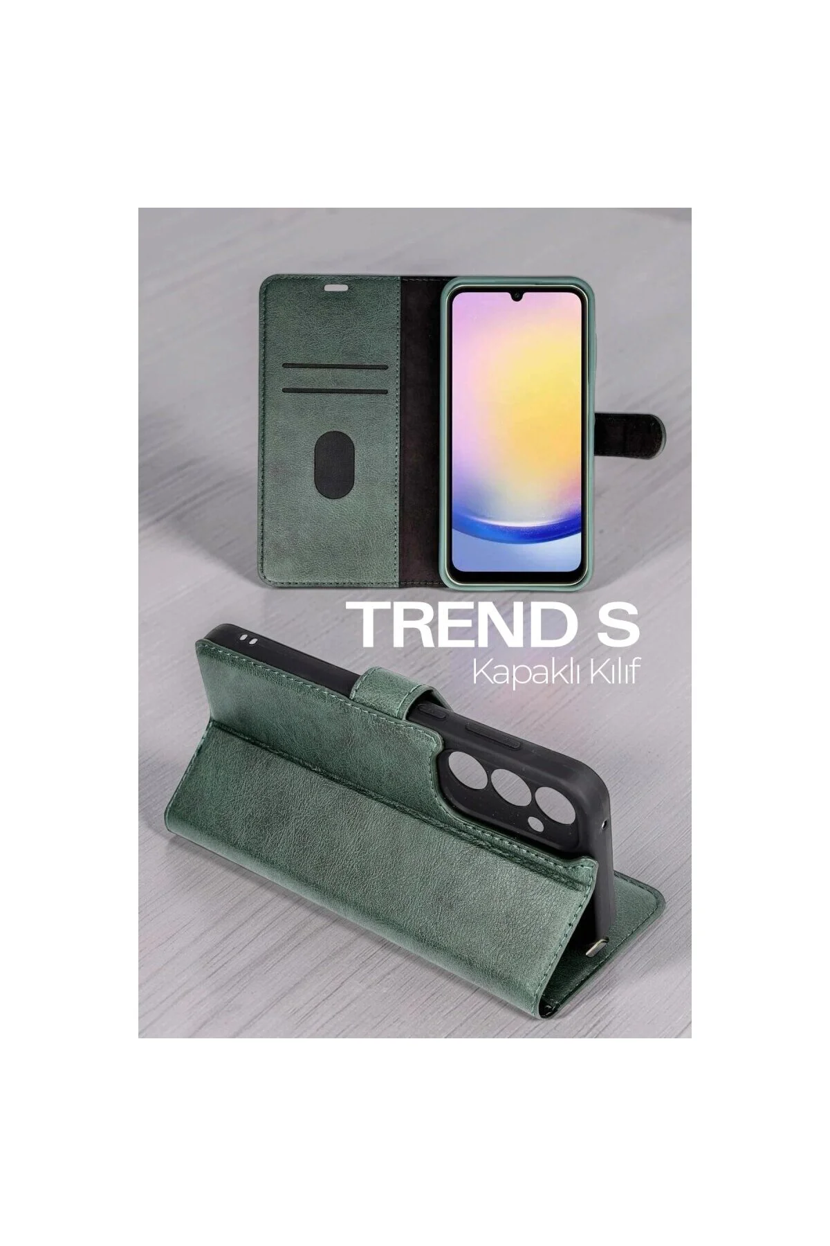 Samsung Galaxy S26 Plus Trend S Plus Kapaklı Kılıf - Lacivert Samsung Galaxy S26 Plus Trend S Plus Kapaklı Kılıf - Lacivert