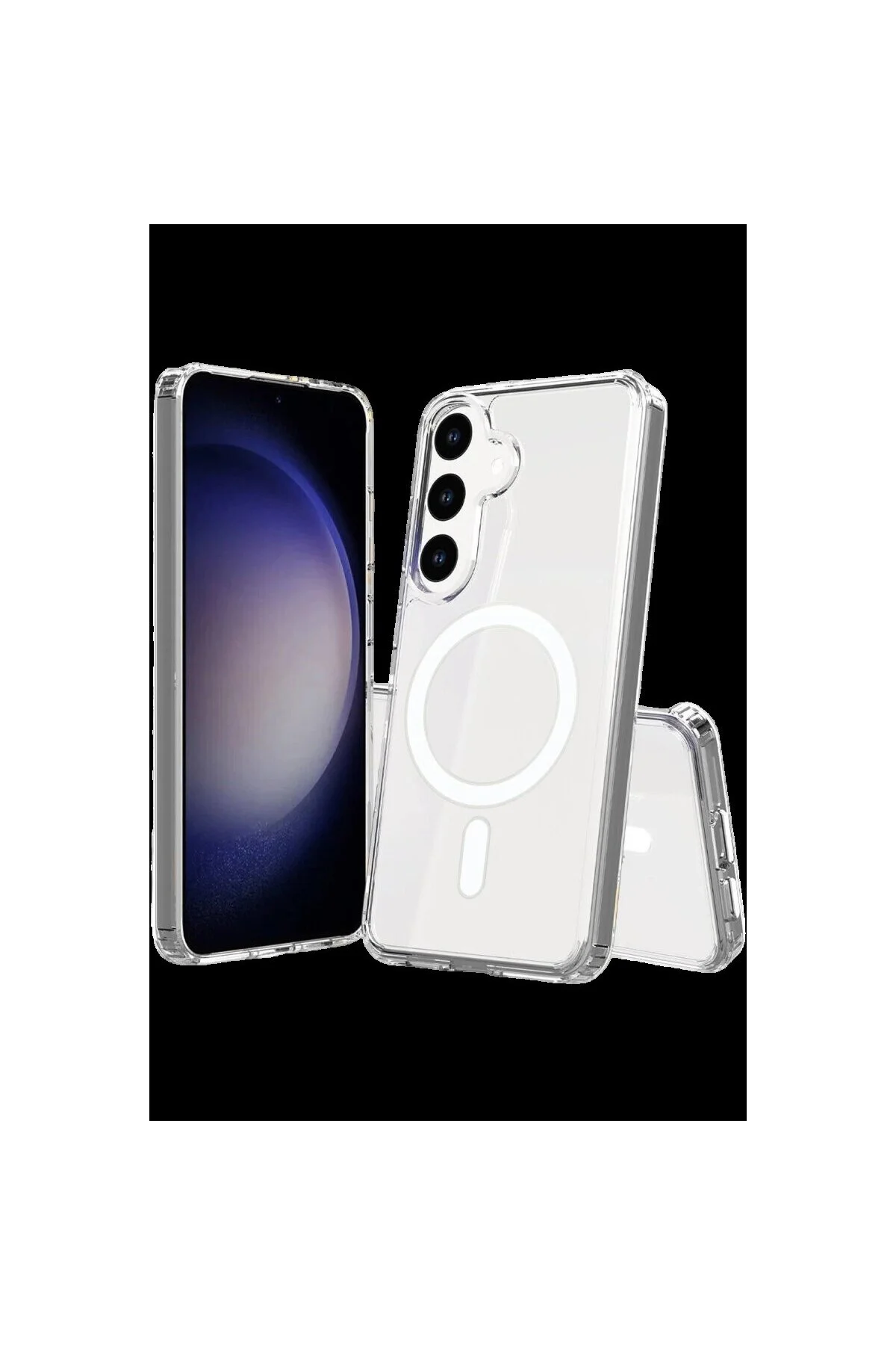 Samsung Galaxy S26 Plus Magneticsafe Şeffaf Silikon - Şeffaf Samsung Galaxy S26 Plus Magneticsafe Şeffaf Silikon - Şeffaf