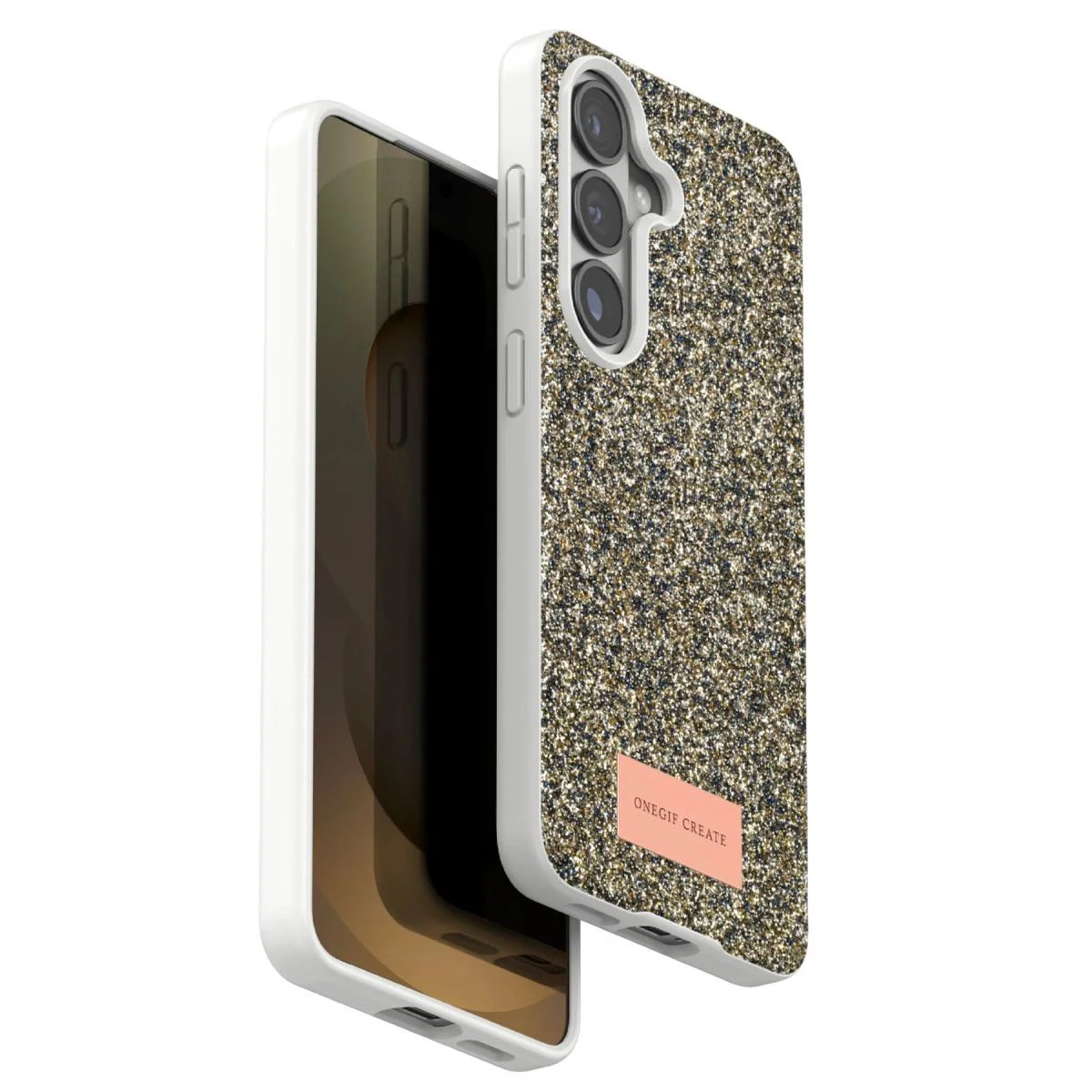 Samsung Galaxy S26 Plus ile Uyumlu Bright Simli Kapak - Boncuk İşlemeli Gold Kılıf Fiyatı, Yorumları ve Özellikleri