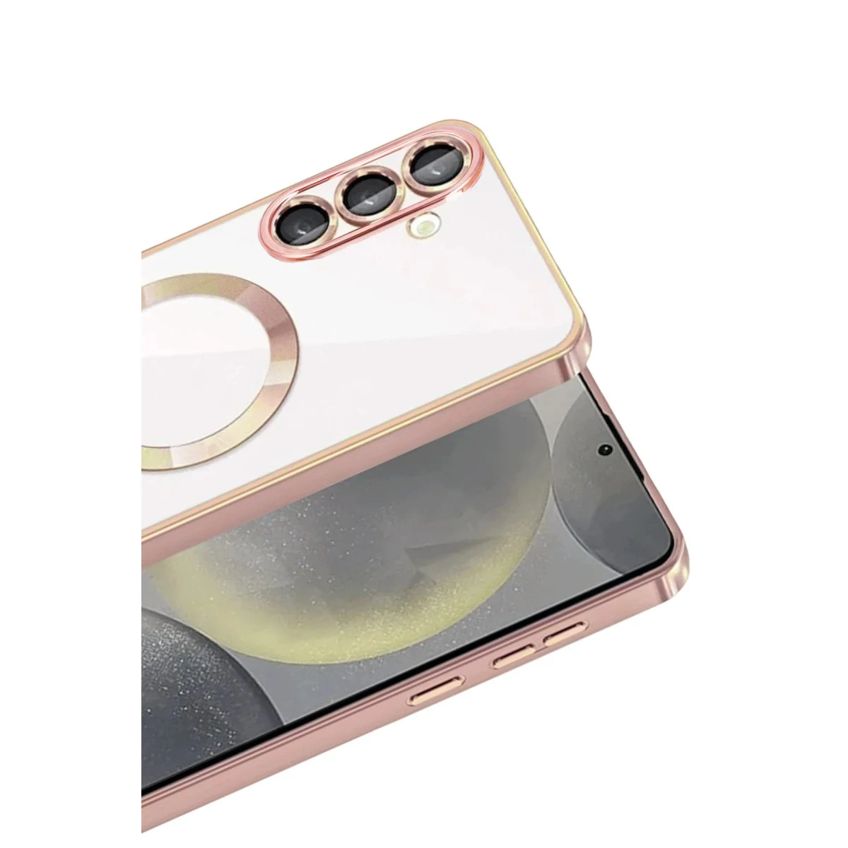Samsung Galaxy S26 Plus Kross Magneticsafe Kapak - Rose Samsung Galaxy S26 Plus Kross Magneticsafe Kapak - Rose