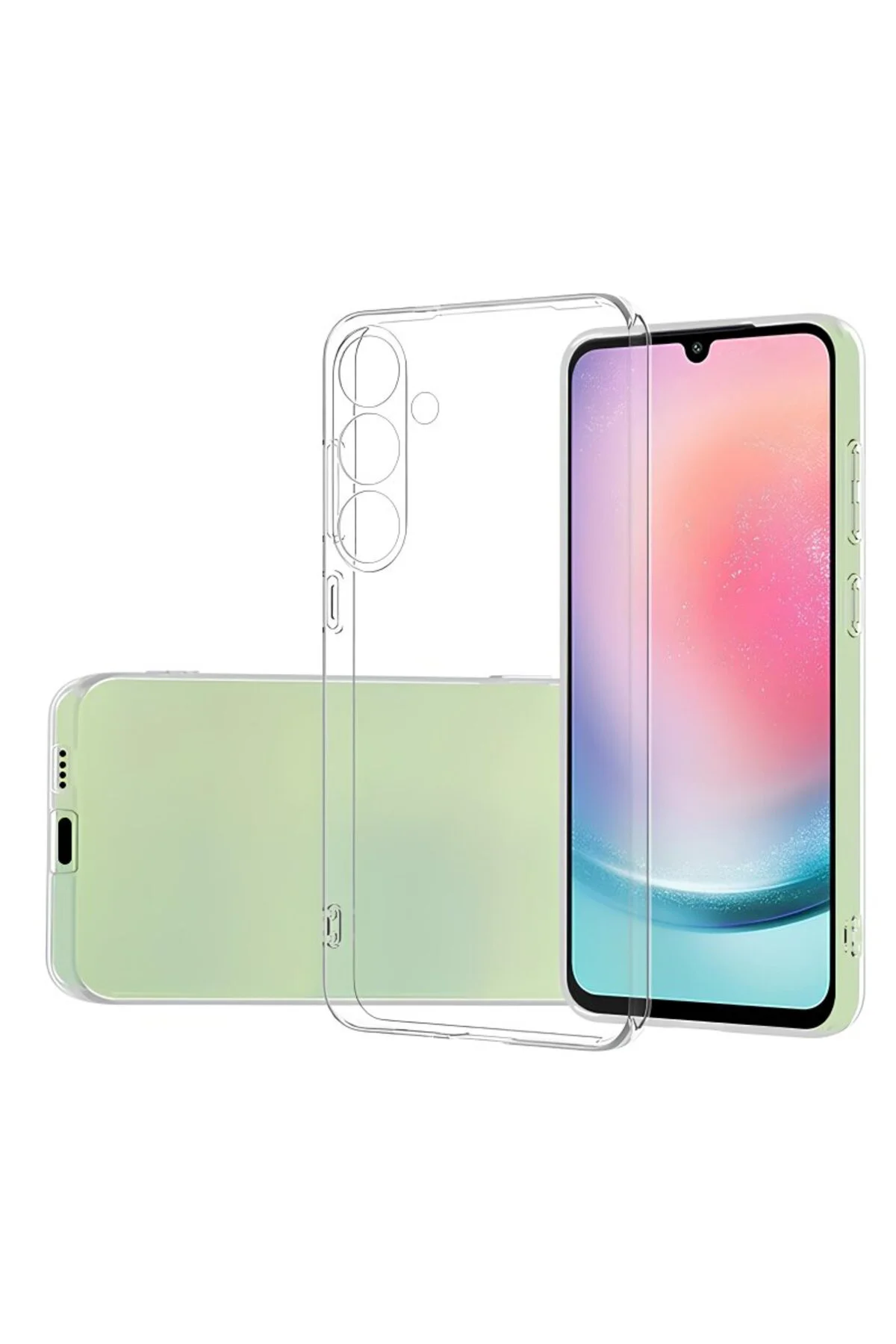 Samsung Galaxy S26 Plus Premium Şeffaf Silikon Kılıf