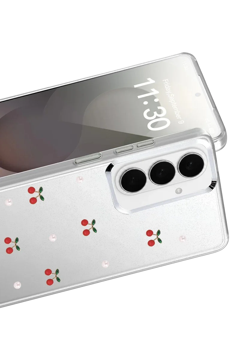 Samsung Galaxy S26 Plus Fiyonk Desenli Kapak - Desen 9