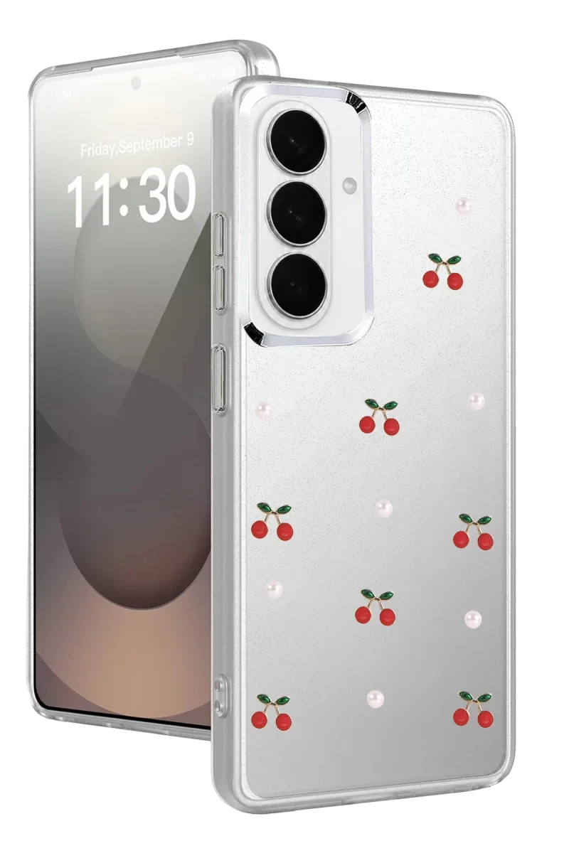 Samsung Galaxy S26 Plus Fiyonk Desenli Kapak - Desen 9