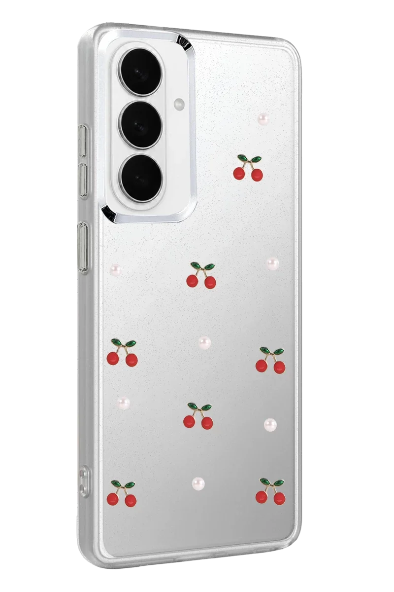 Samsung Galaxy S26 Plus Fiyonk Desenli Kapak - Desen 9