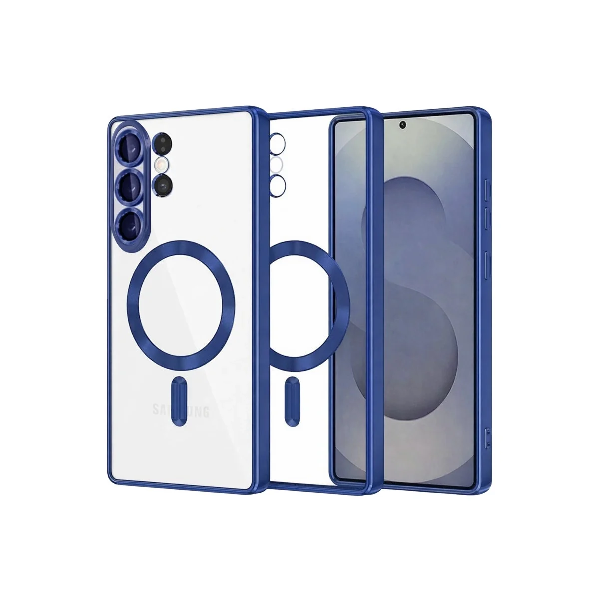Samsung Galaxy S26 Ultra Kross Magneticsafe Kapak - Lacivert