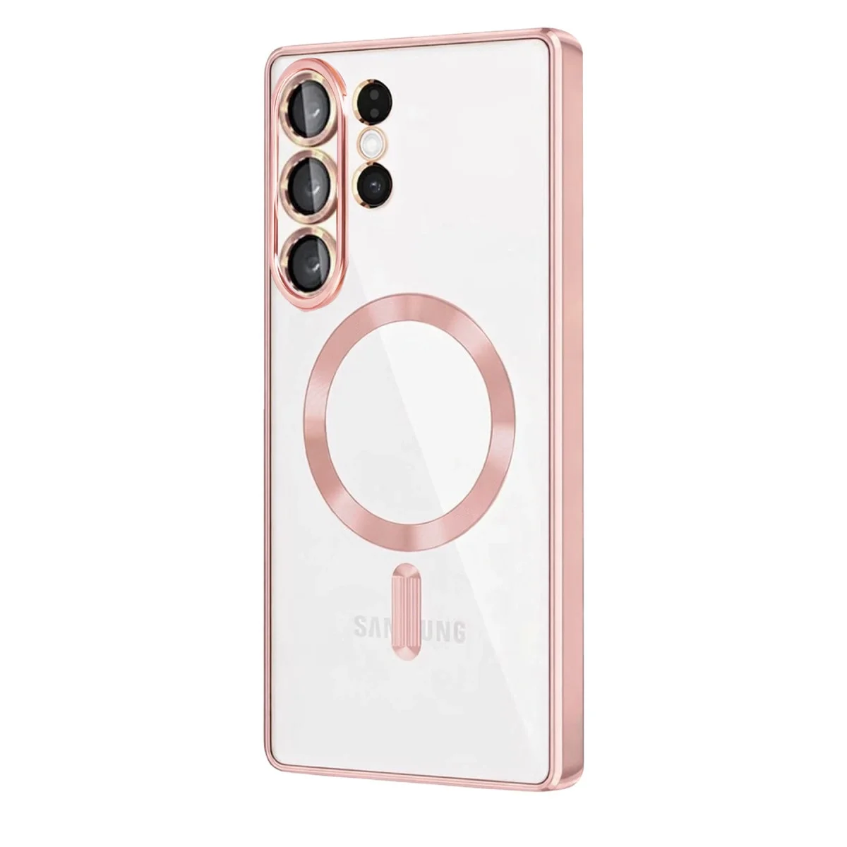 Samsung Galaxy S26 Ultra Kross Magneticsafe Kapak - Rose Samsung Galaxy S26 Ultra Kross Magneticsafe Kapak - Rose