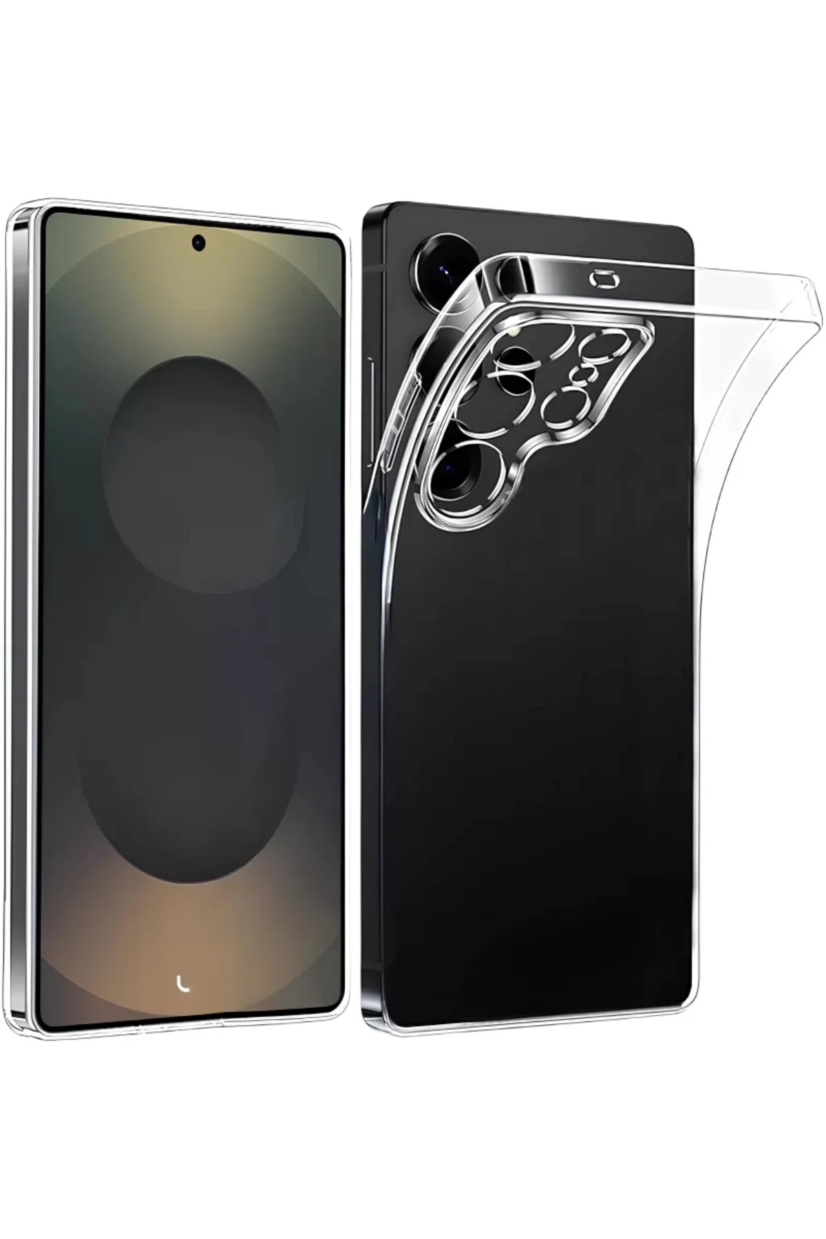 Galaxy S26 Ultra Premium Şeffaf Silikon Kılıf