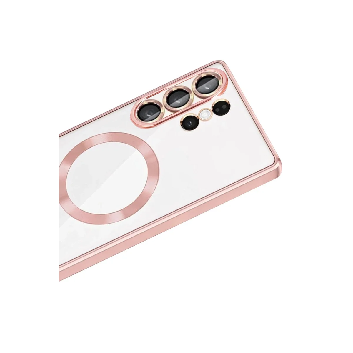 Samsung Galaxy S26 Ultra Kross Magneticsafe Kapak - Rose Samsung Galaxy S26 Ultra Kross Magneticsafe Kapak - Rose