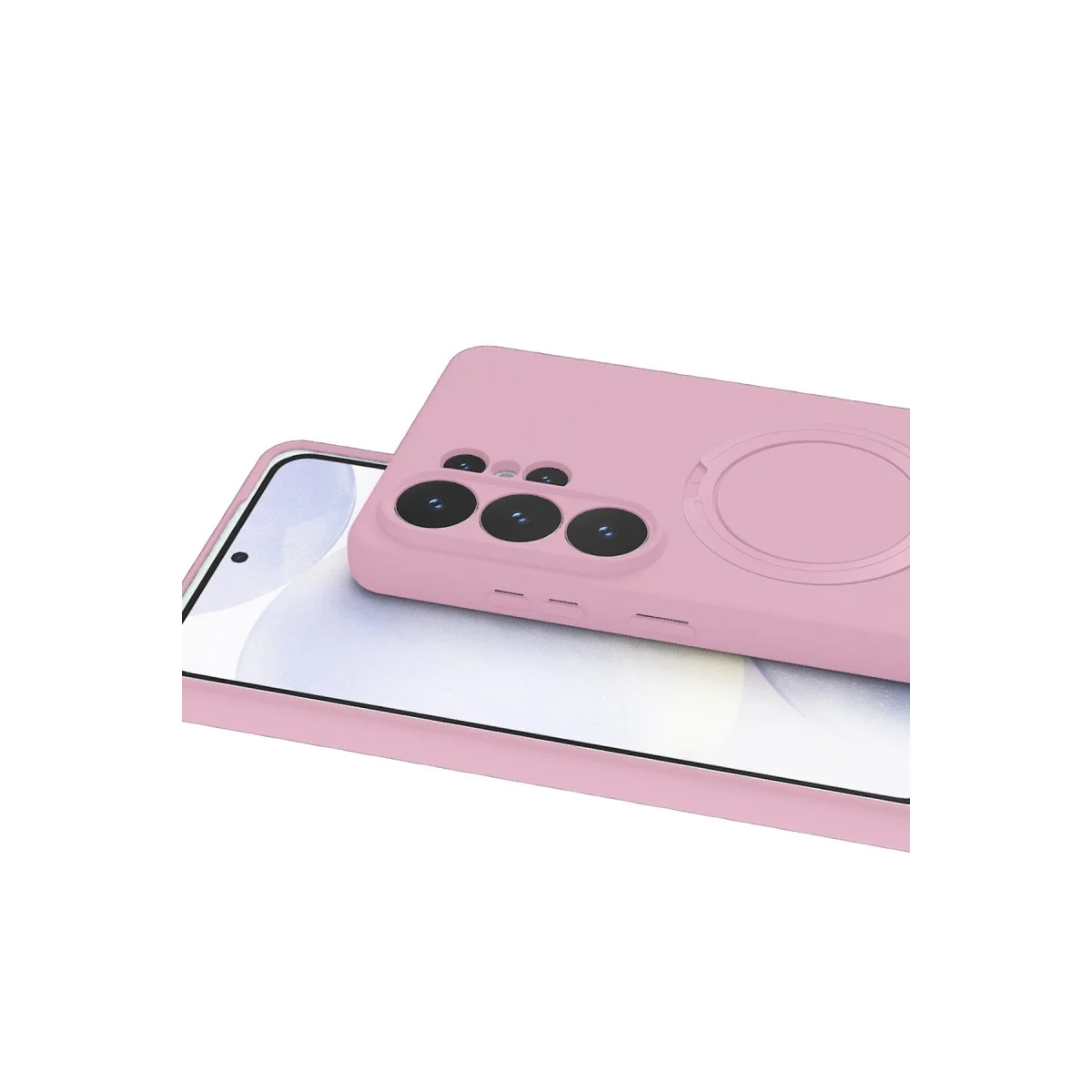Samsung Galaxy S26 Ultra Regal Magsafe Standlı Kapak - Açık Pembe Samsung Galaxy S26 Ultra Regal Magsafe Standlı Kapak - Açık Pembe