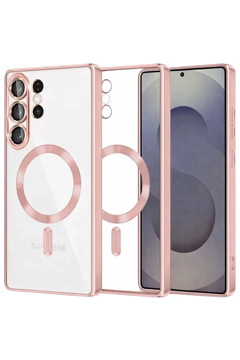 Samsung Galaxy S26 Ultra Kross Magneticsafe Kapak - Rose Samsung Galaxy S26 Ultra Kross Magneticsafe Kapak - Rose