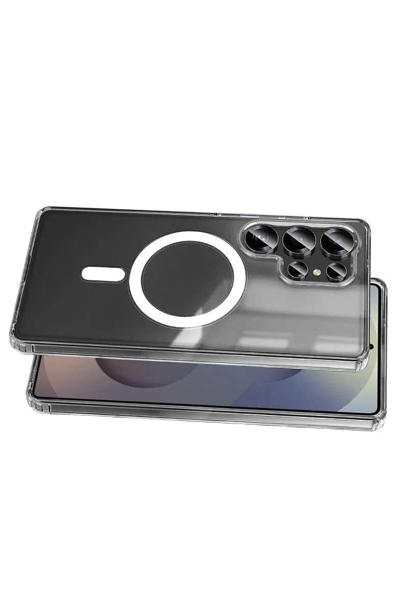 Samsung Galaxy S26 Ultra Magneticsafe Şeffaf Silikon - Şeffaf