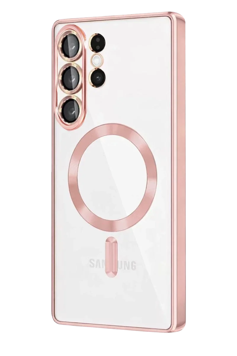 Samsung Galaxy S26 Ultra Kross Magneticsafe Kapak - Rose Samsung Galaxy S26 Ultra Kross Magneticsafe Kapak - Rose
