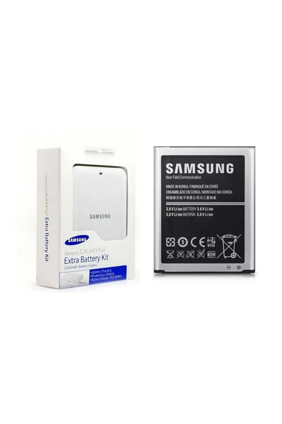 Samsung Galaxy S4 I9500 Batarya + Şarj Kiti - Eb-b600bebecww