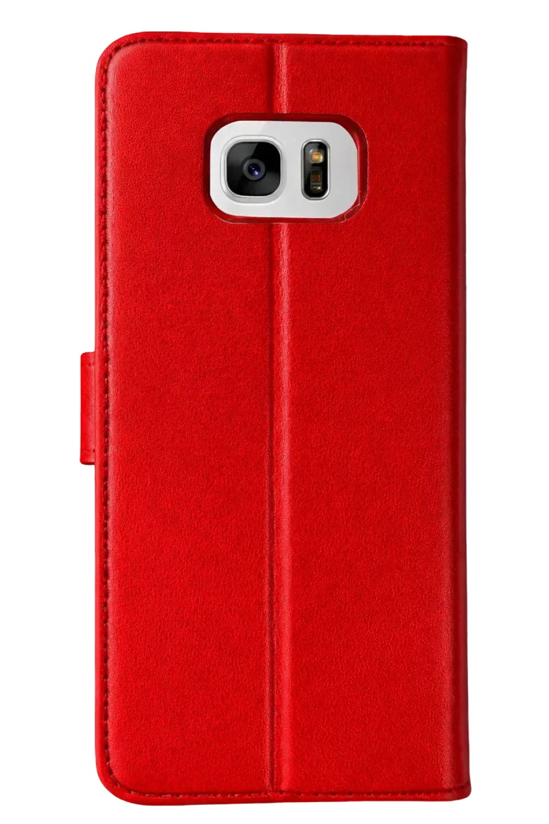Samsung Galaxy S7 Edge Trend S Plus Kapaklı Kılıf - Kırmızı Fiyatı, Yorumları ve Özellikleri