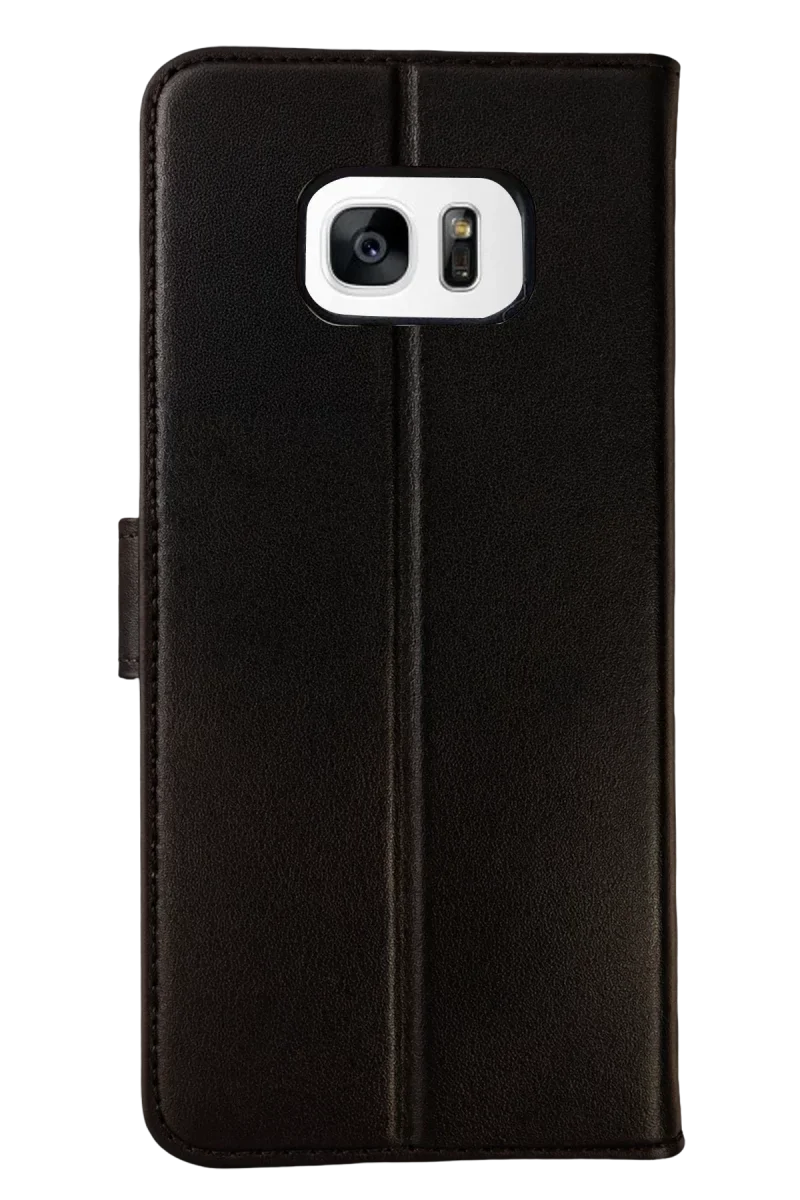 Samsung Galaxy S7 Edge Trend S Plus Kapaklı Kılıf - Siyah