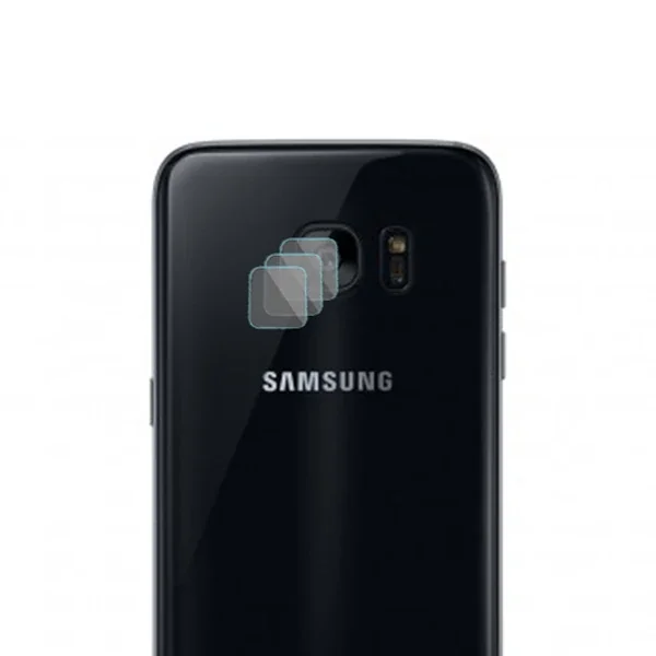 Samsung Galaxy S7 Edge Nano Kamera Koruyucu 3'lü Set - Ultra İnce ve Çizilmeye Karşı Koruma