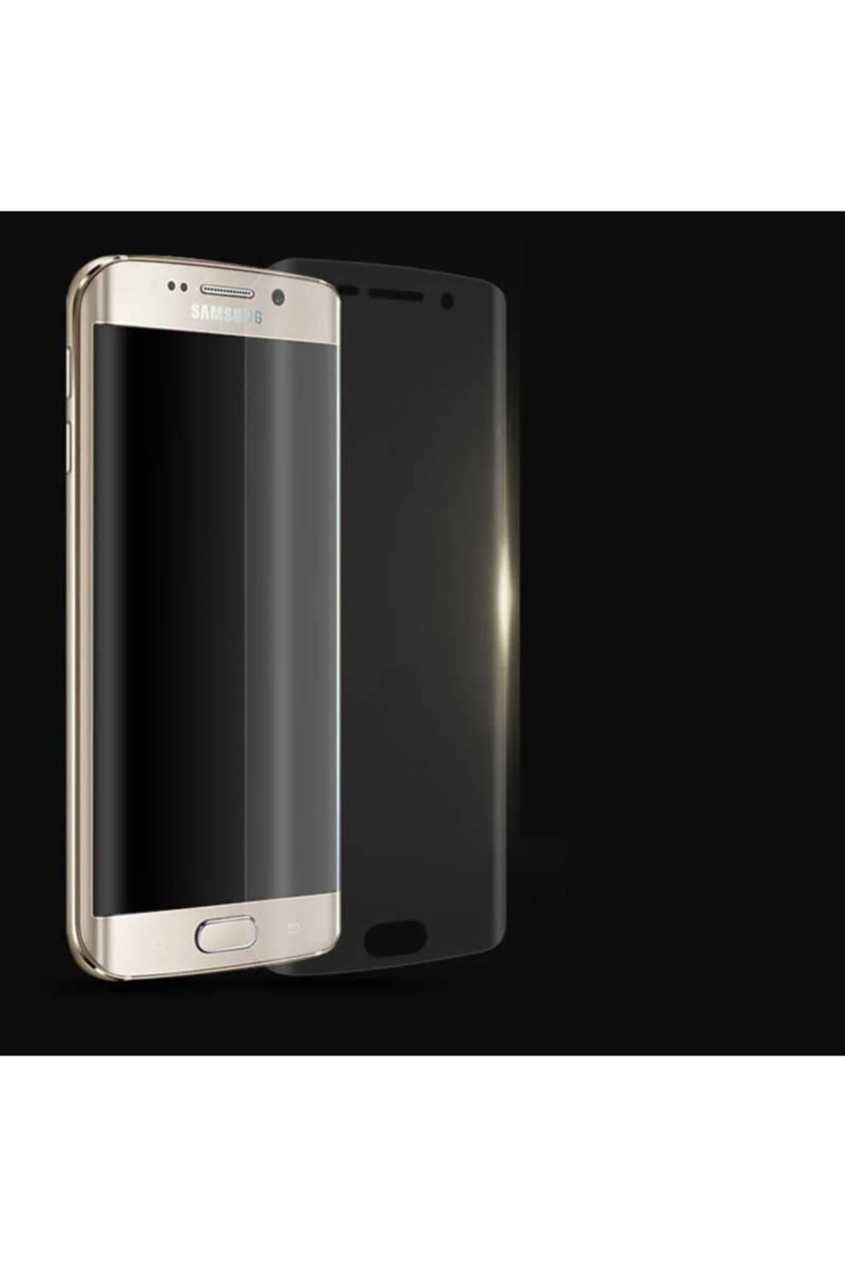 Samsung Galaxy S7 Edge Uyumlu  Tam Kaplayan Kırılmaz Esnek Süper Pet Ekran Koruyucu