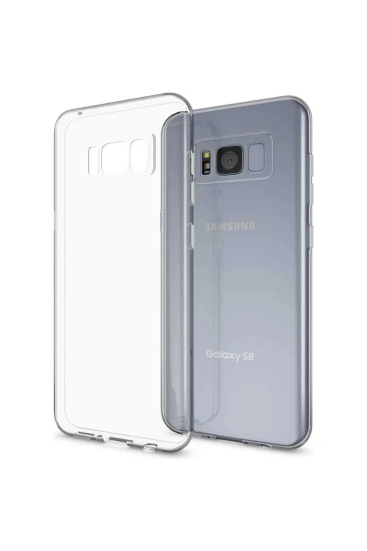 Samsung Galaxy S8 2.0 MM Korumalı Şeffaf Silikon Kılıf