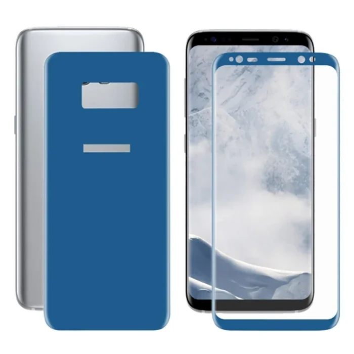 Samsung Galaxy S8 Kavisli Full Ön ve Arka Cam Koruyucu - 5775