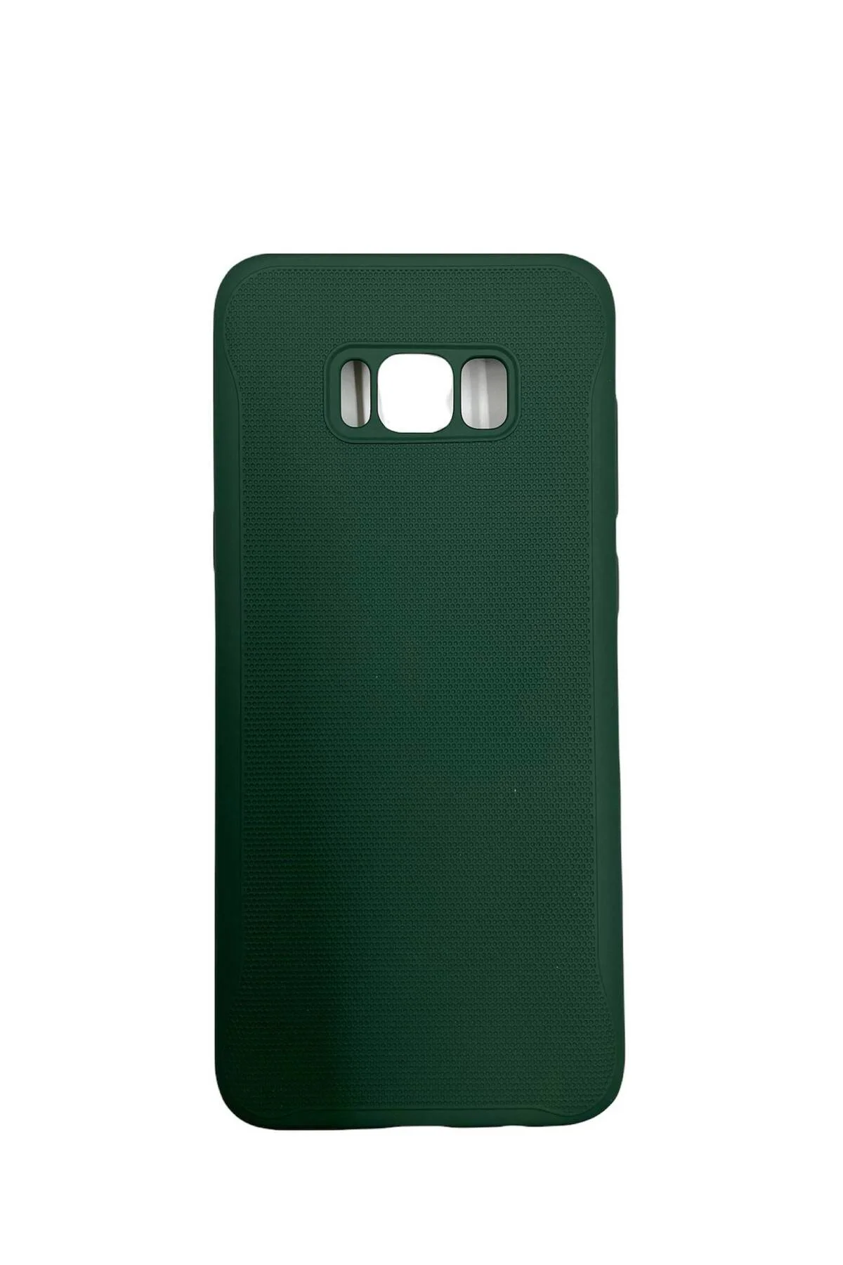 Samsung Galaxy S8 Plus İnce Mat Detaylı Silikon Kılıf Haki