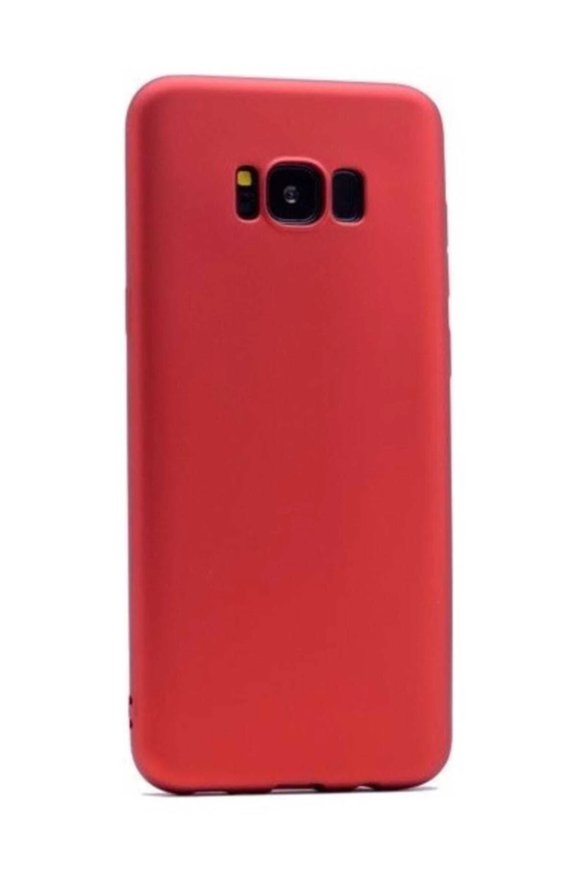 Samsung Galaxy S8 Premium Silikon Kılıf Bordo