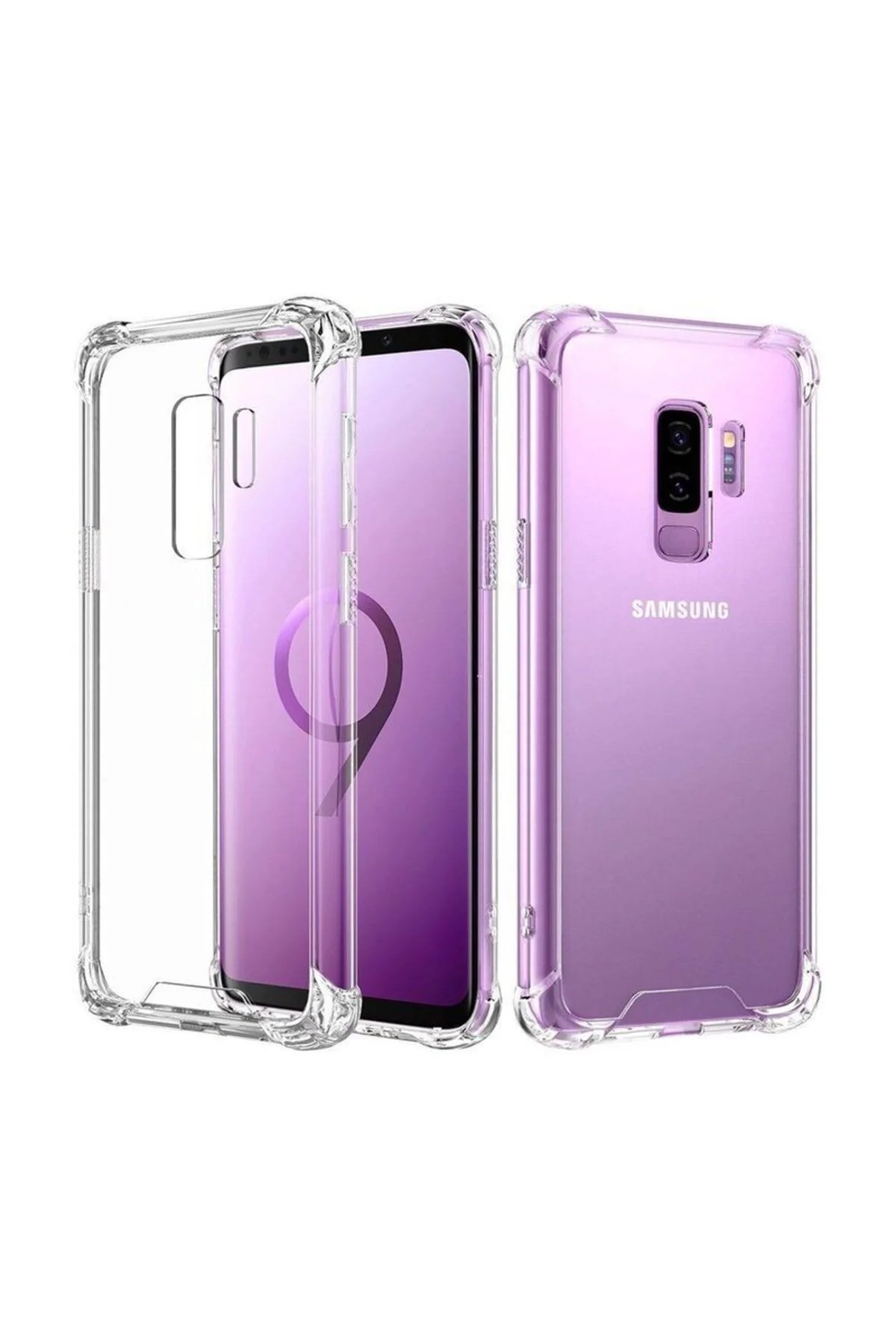 Samsung Galaxy S9 Plus Şeffaf Tank Silikon Kapak