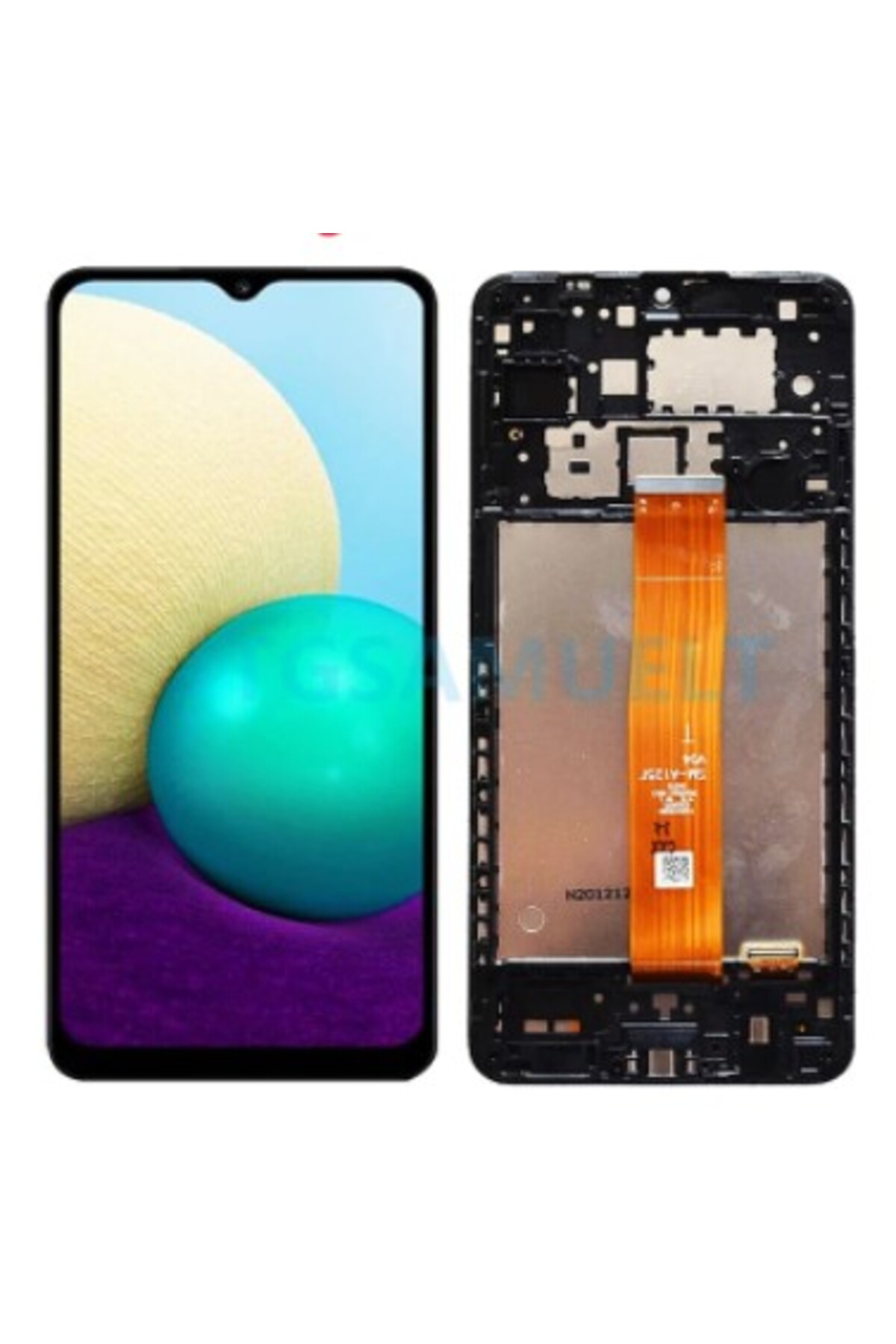 Samsung Galaxy Servis Orijinali A02 Çıtalı Ekran Dokunmatik