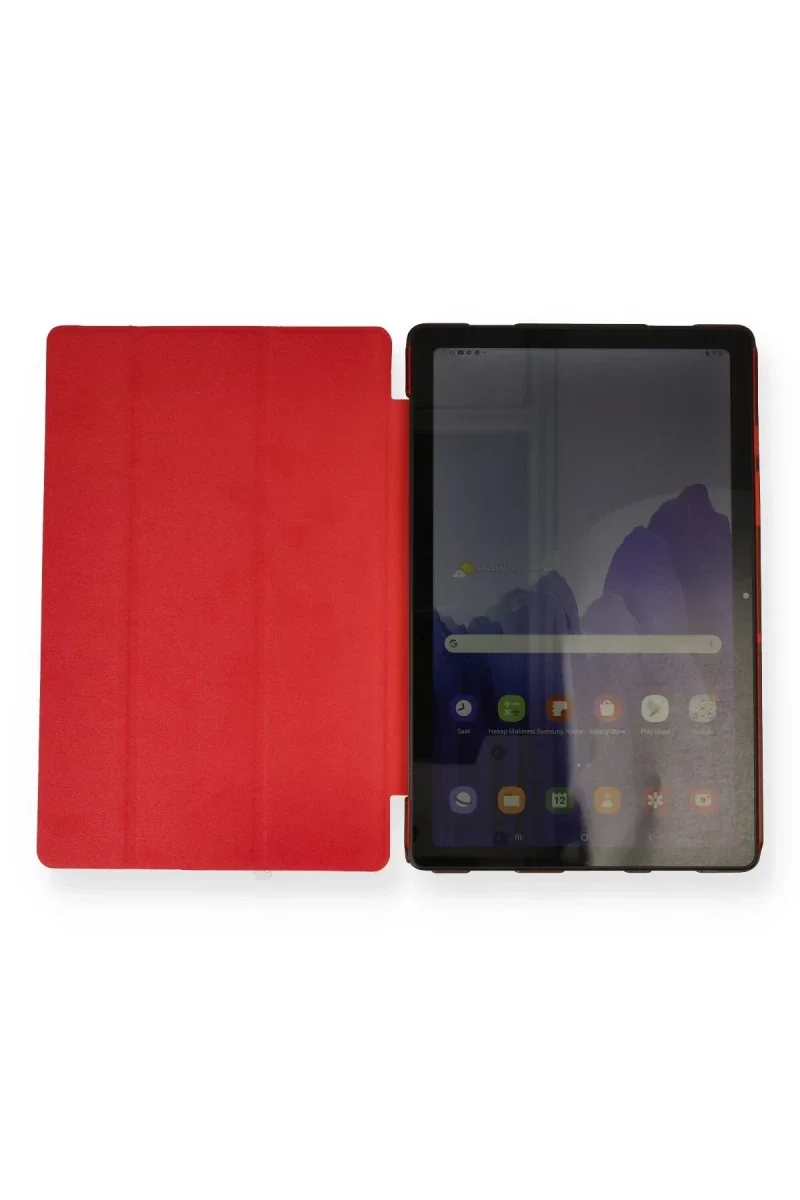 Samsung Galaxy T970 Tab S7 Plus 12.4 Kılıf Tablet Smart Kılıf - Kırmızı Samsung Galaxy T970 Tab S7 Plus 12.4 Kılıf Tablet Smart Kılıf - Kırmızı