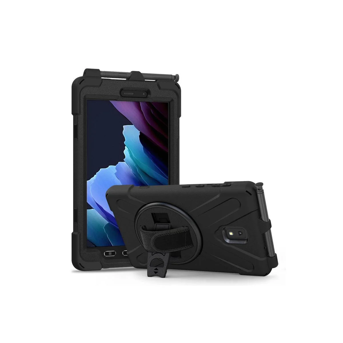 Samsung Galaxy Tab Active 3 ile Uyumlu 360 Derece Dönen Kılıf - Siyah Fiyatı, Yorumları ve Özellikleri