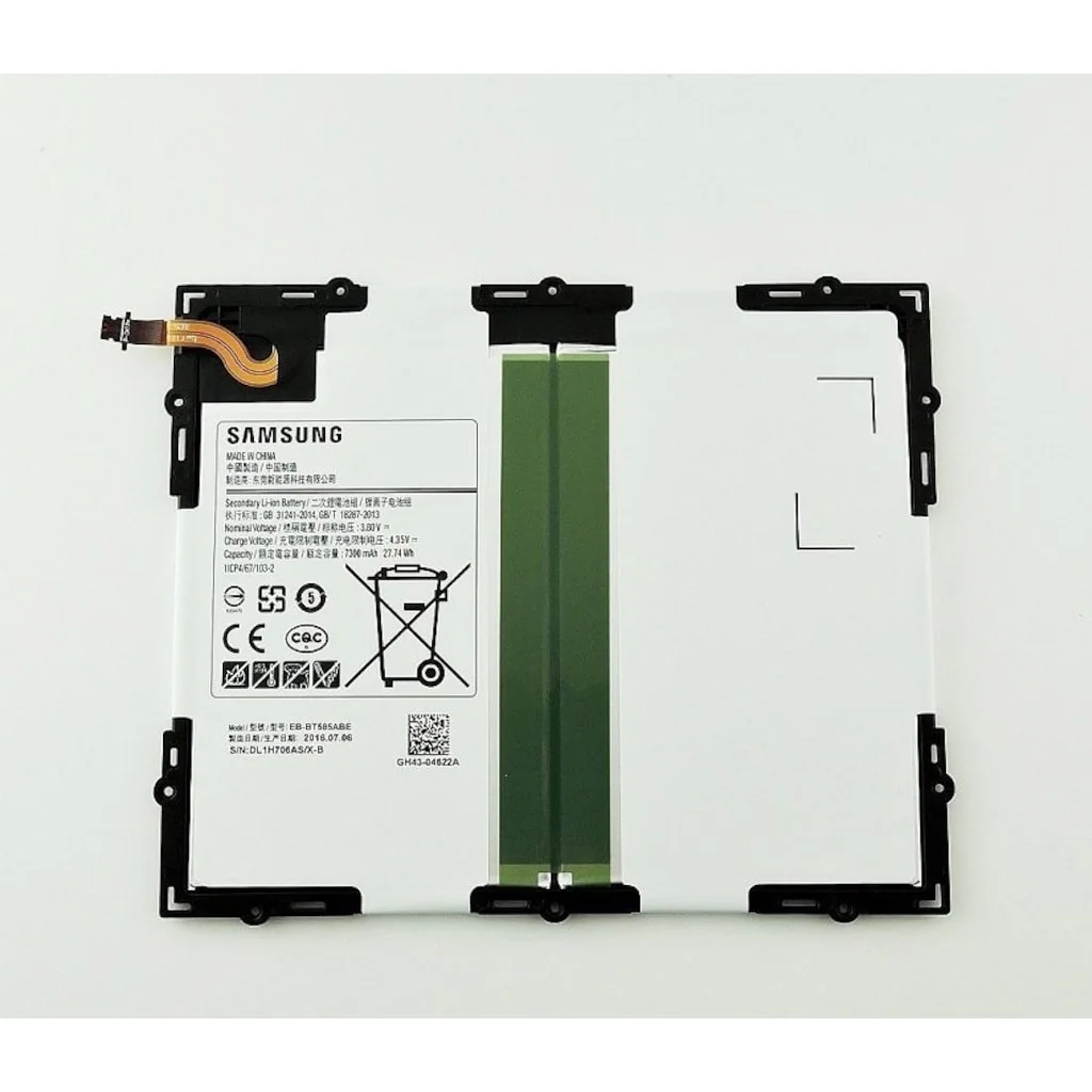 Samsung Galaxy Tab A Sm-T580 T585 Tablet Batarya Pil Eb-Bt585Abe